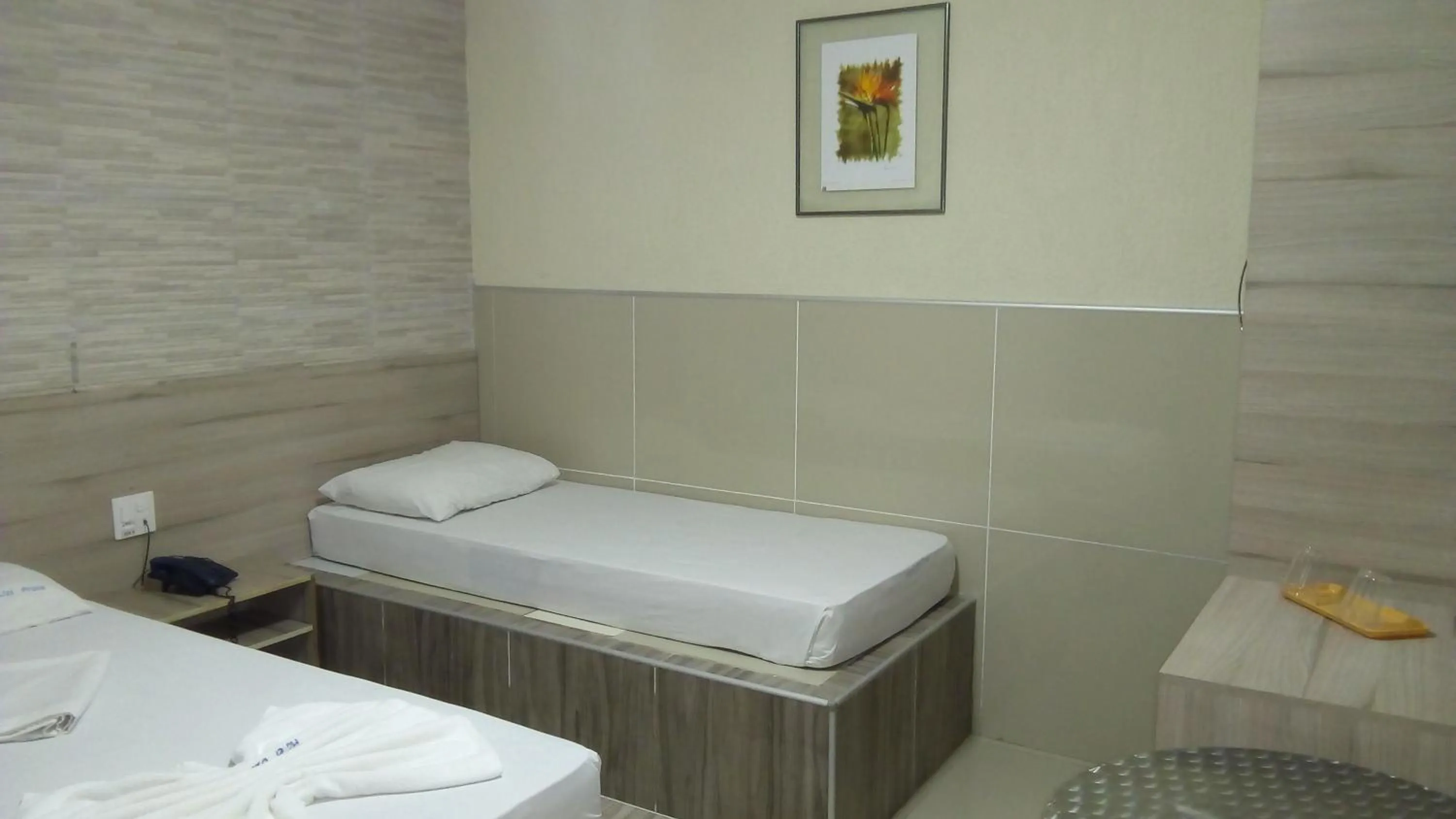 Bed in Hotel Uzi Praia