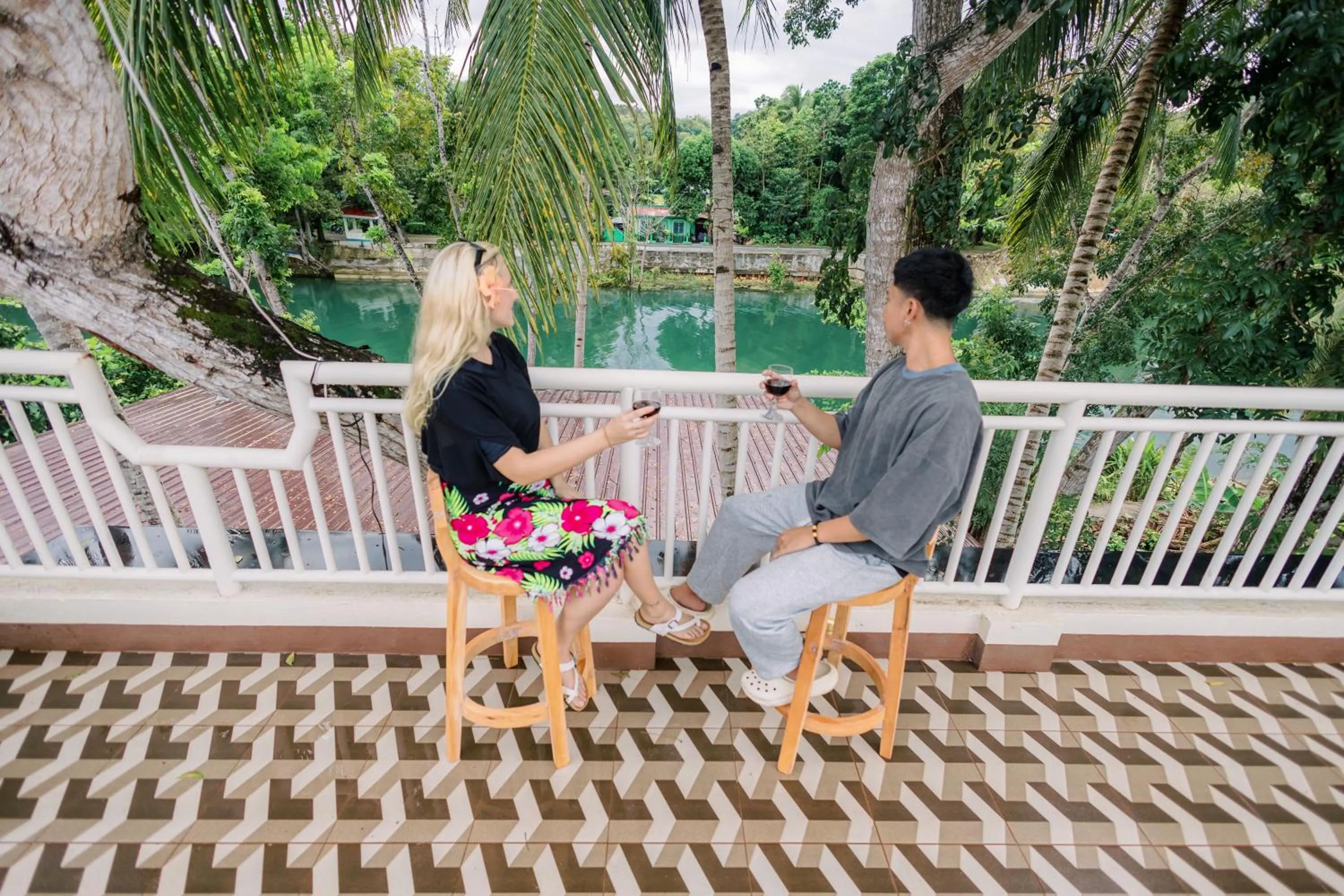 River view in Loboc Riverside Inn & Restaurant