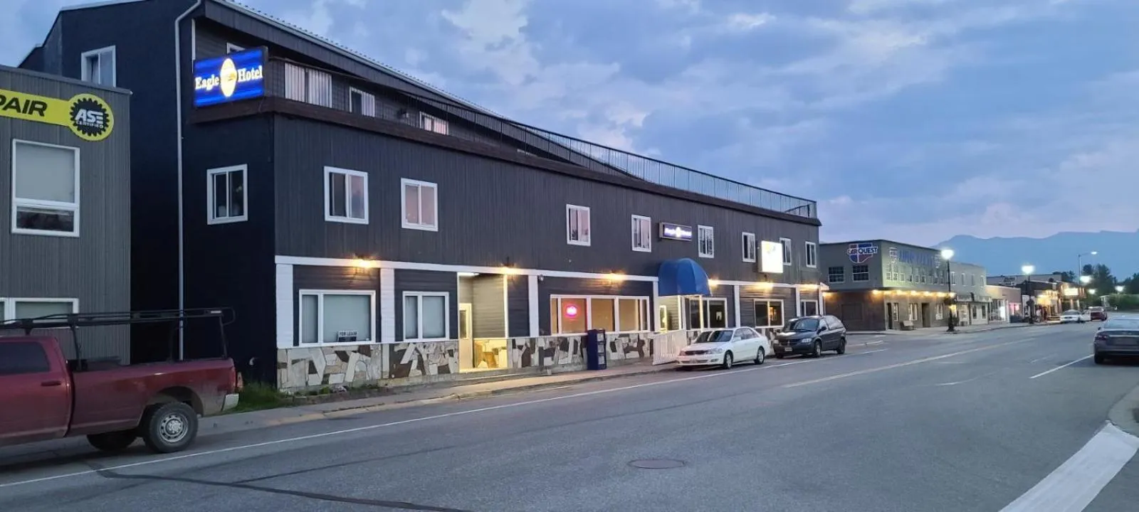 Street view in Eagle Hotel