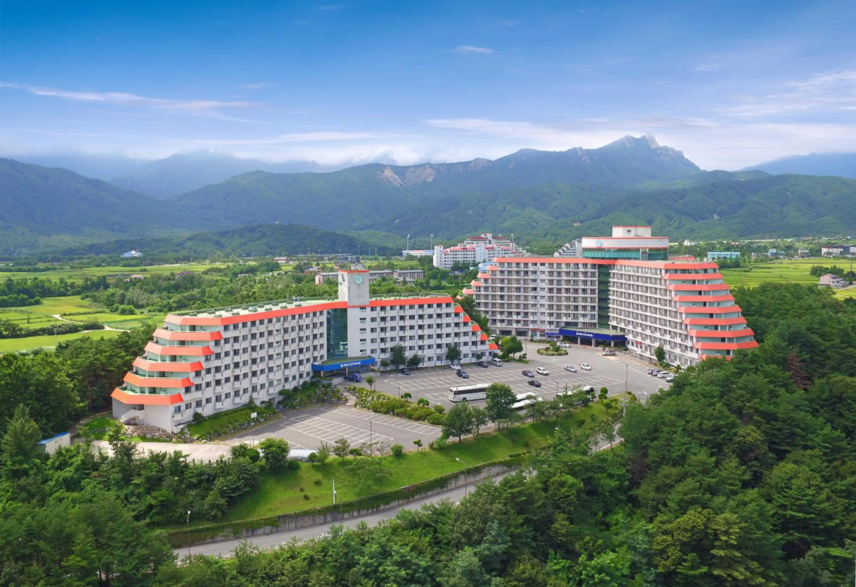 Bird's eye view in Hyundai Soo Resort Sokcho