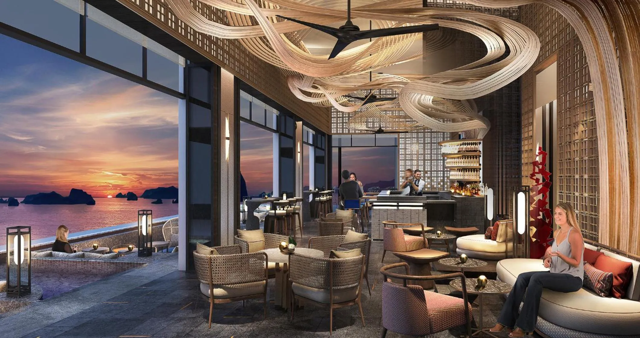 Restaurant/places to eat in InterContinental Halong Bay Resort by IHG