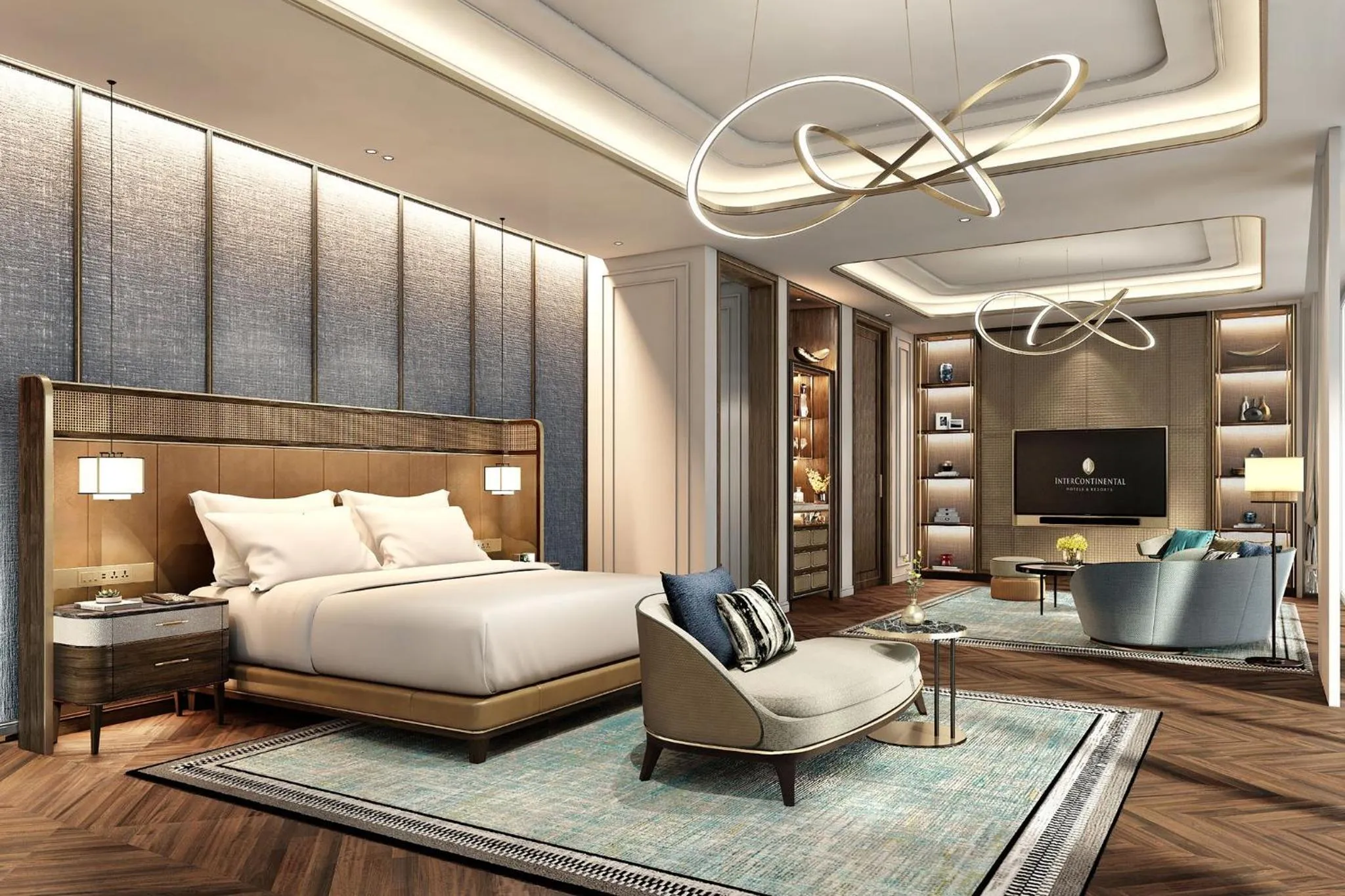 Photo of the whole room, Bed in InterContinental Halong Bay Resort by IHG