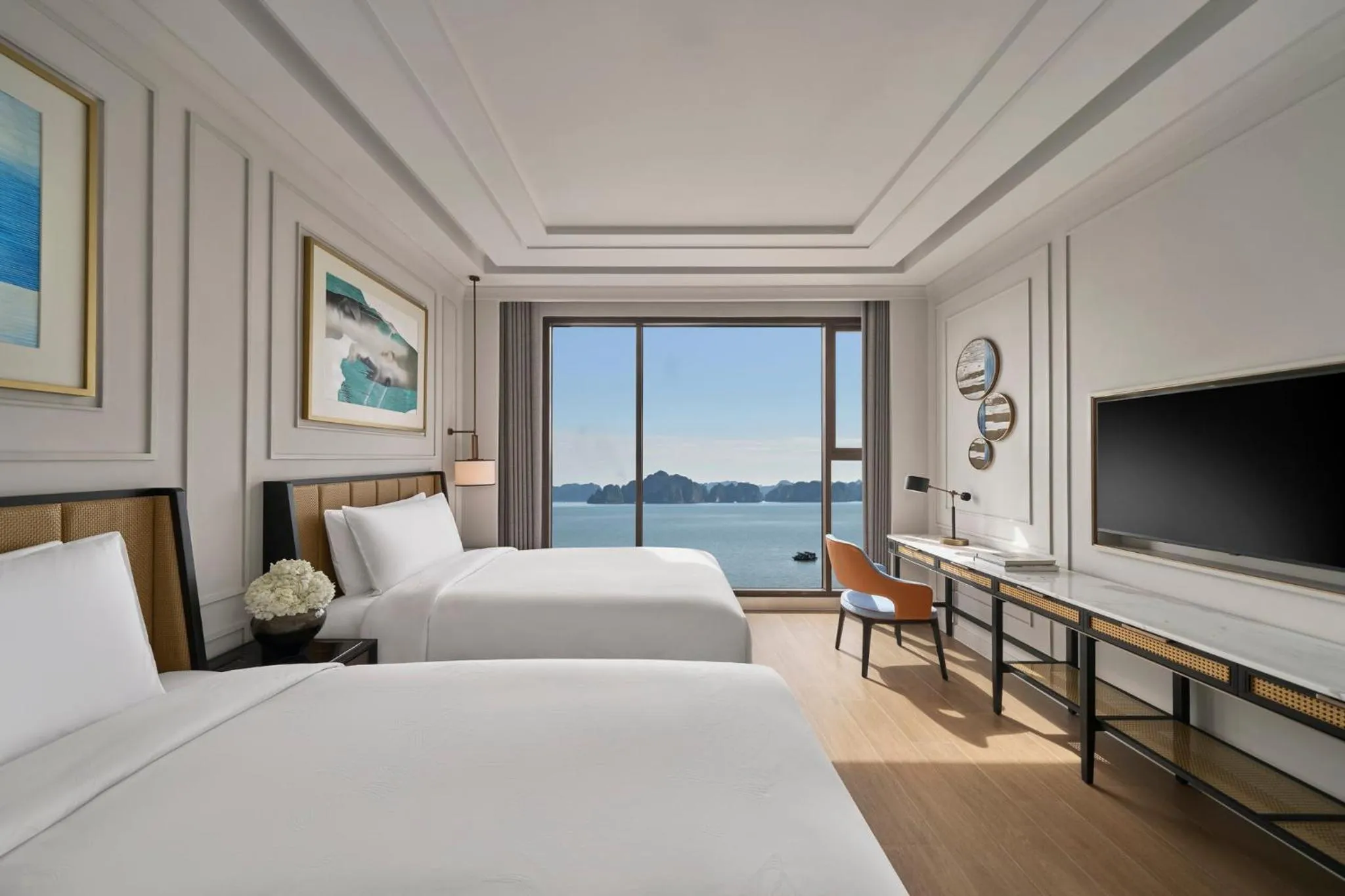 Photo of the whole room, Bed in InterContinental Halong Bay Resort by IHG