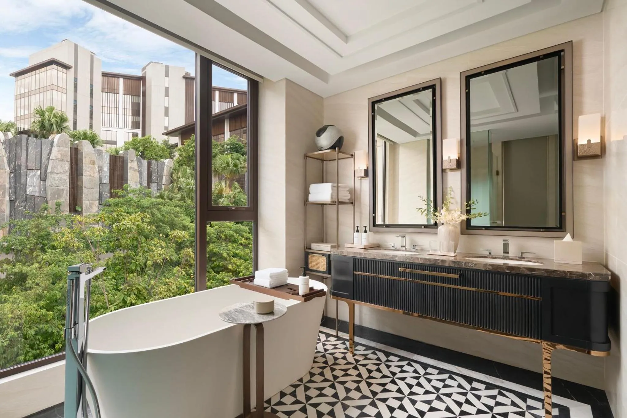 Bathroom in InterContinental Halong Bay Resort by IHG