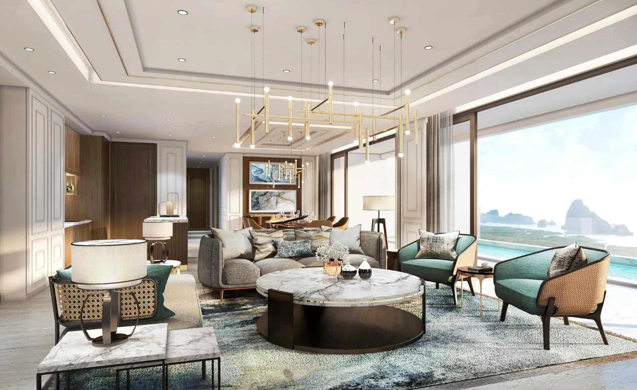 Photo of the whole room in InterContinental Halong Bay Resort by IHG