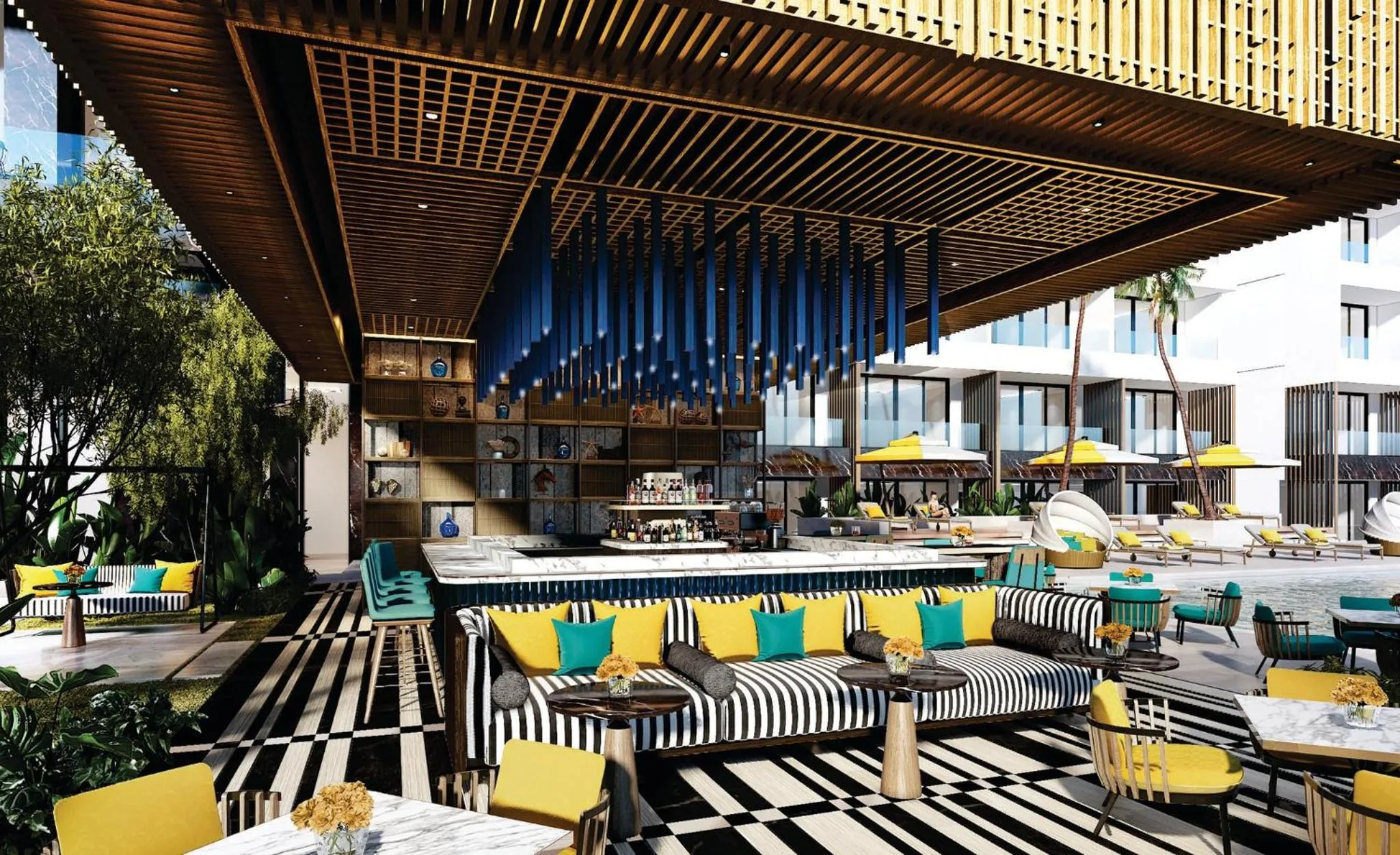 Lounge or bar in InterContinental Halong Bay Resort by IHG