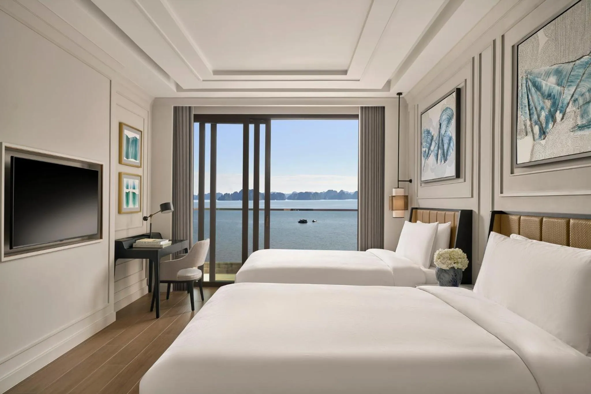 Photo of the whole room, Bed in InterContinental Halong Bay Resort by IHG