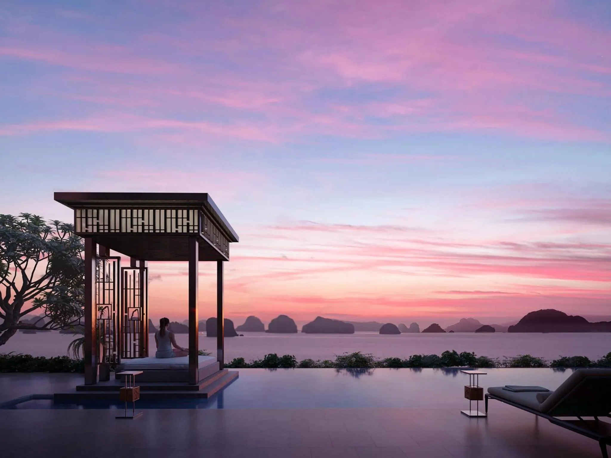 Swimming pool in InterContinental Halong Bay Resort by IHG