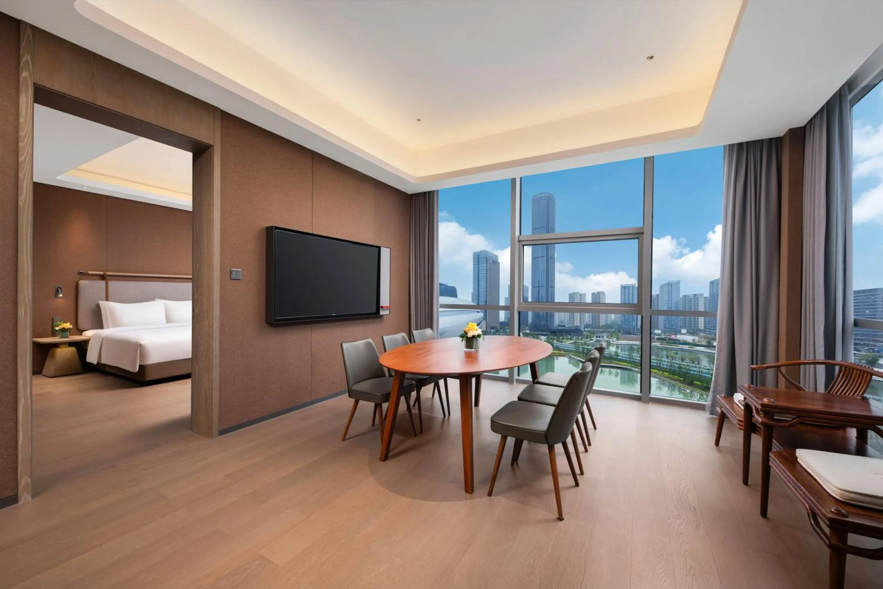 Photo of the whole room, Bed in Holiday Inn Express Suzhou North Station by IHG