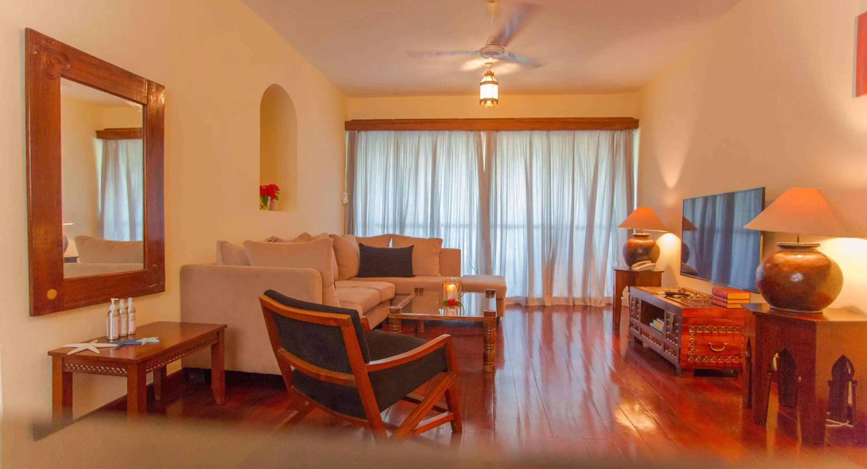 Living room in Mzima Beach Residences - Diani Beach
