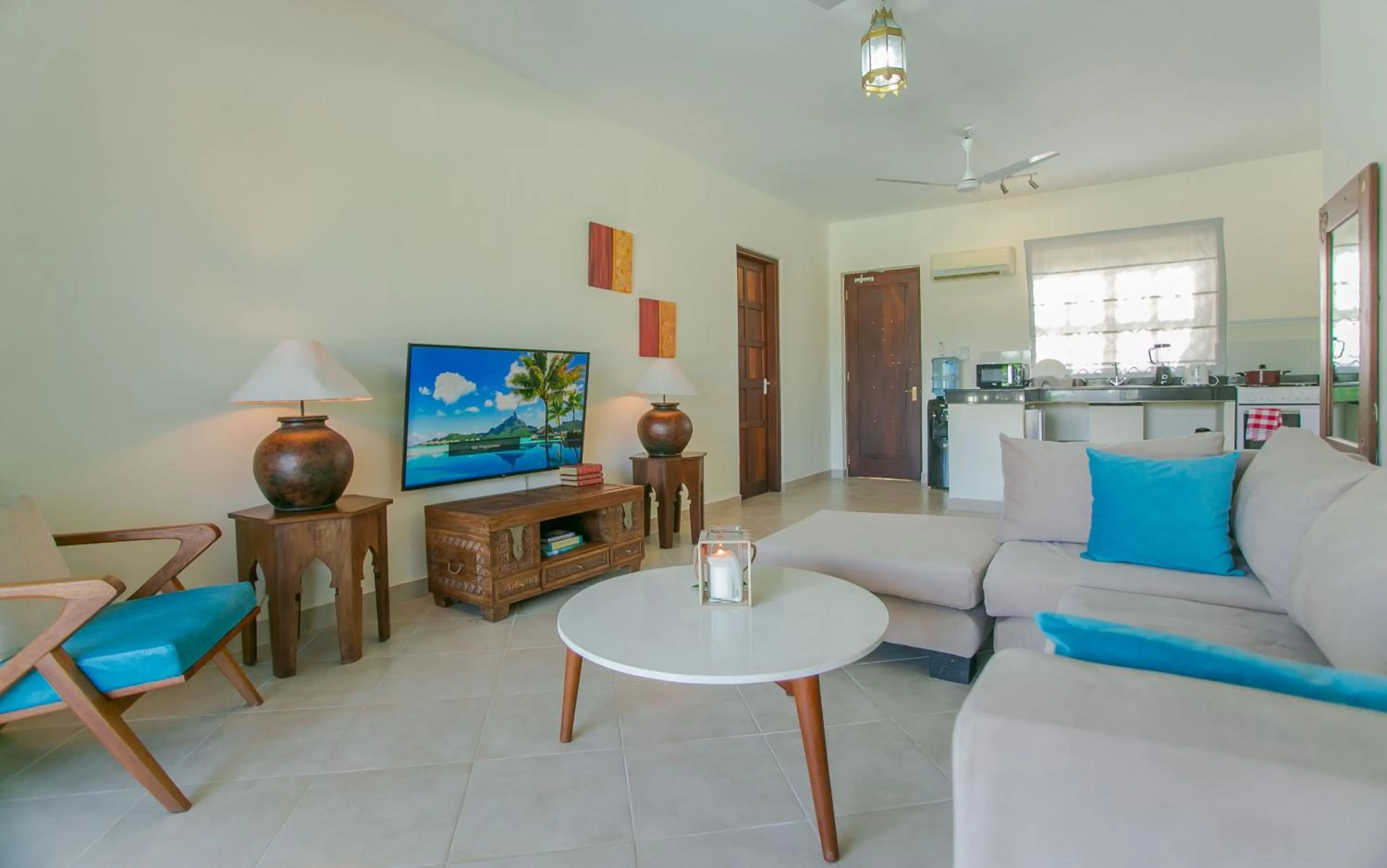 Living room in Mzima Beach Residences - Diani Beach