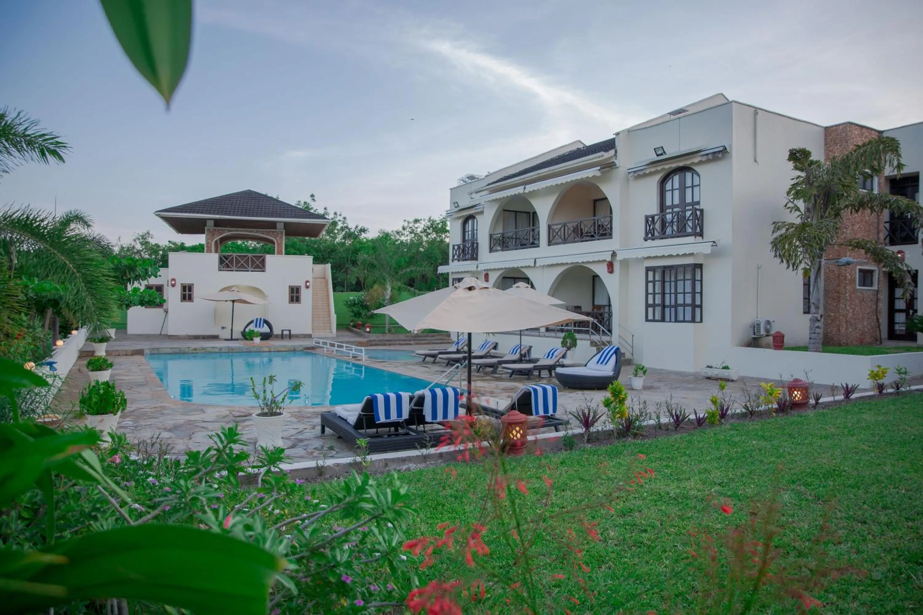 Pool view in Mzima Beach Residences - Diani Beach