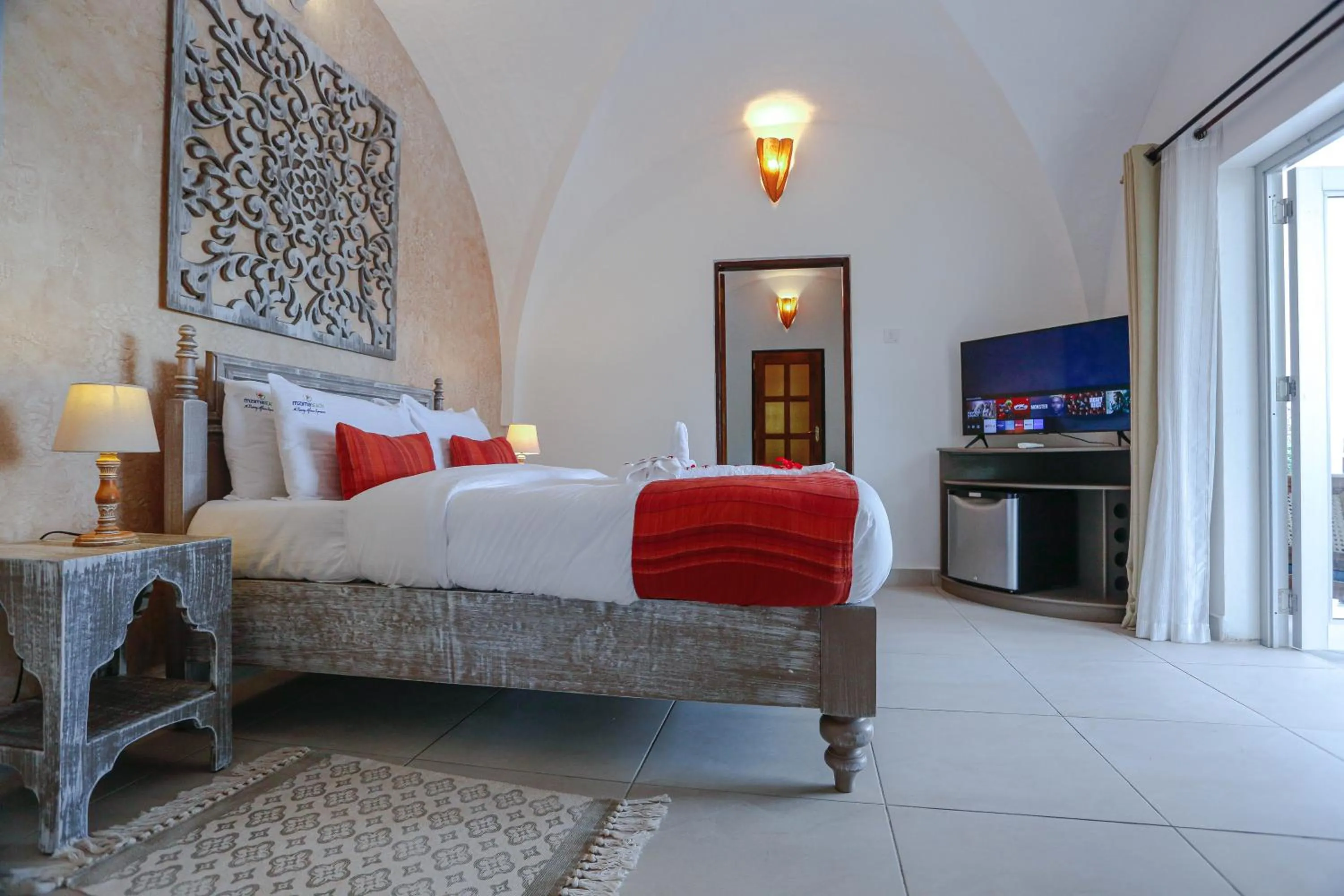 Bedroom, Bed in Mzima Beach Residences - Diani Beach
