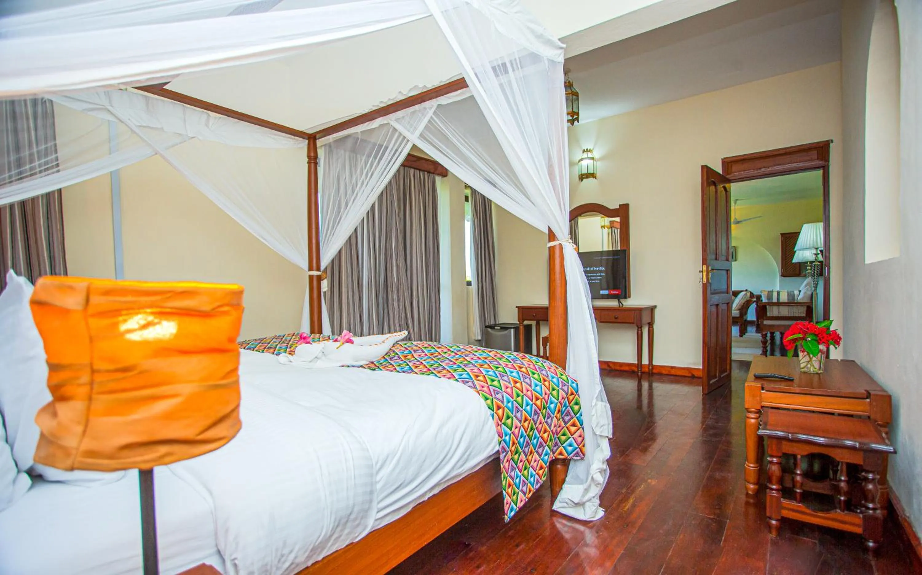 Bedroom, Bed in Mzima Beach Residences - Diani Beach