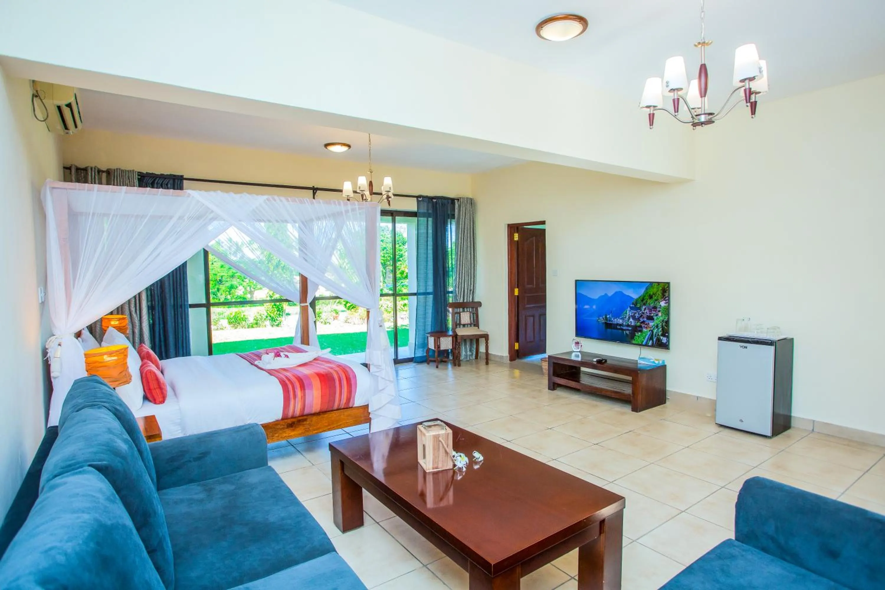 Seating area in Mzima Beach Residences - Diani Beach