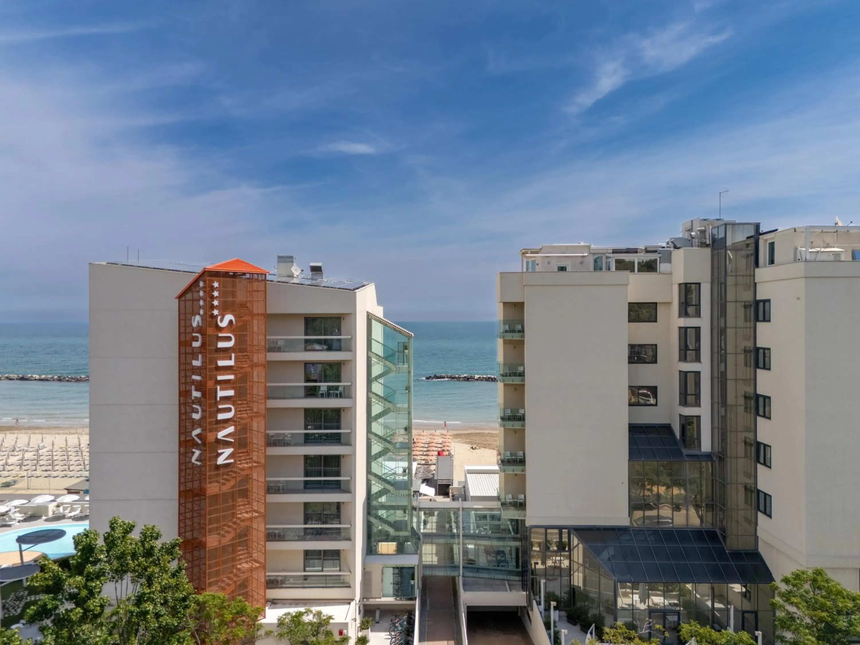 Property building in Nautilus Family Hotel