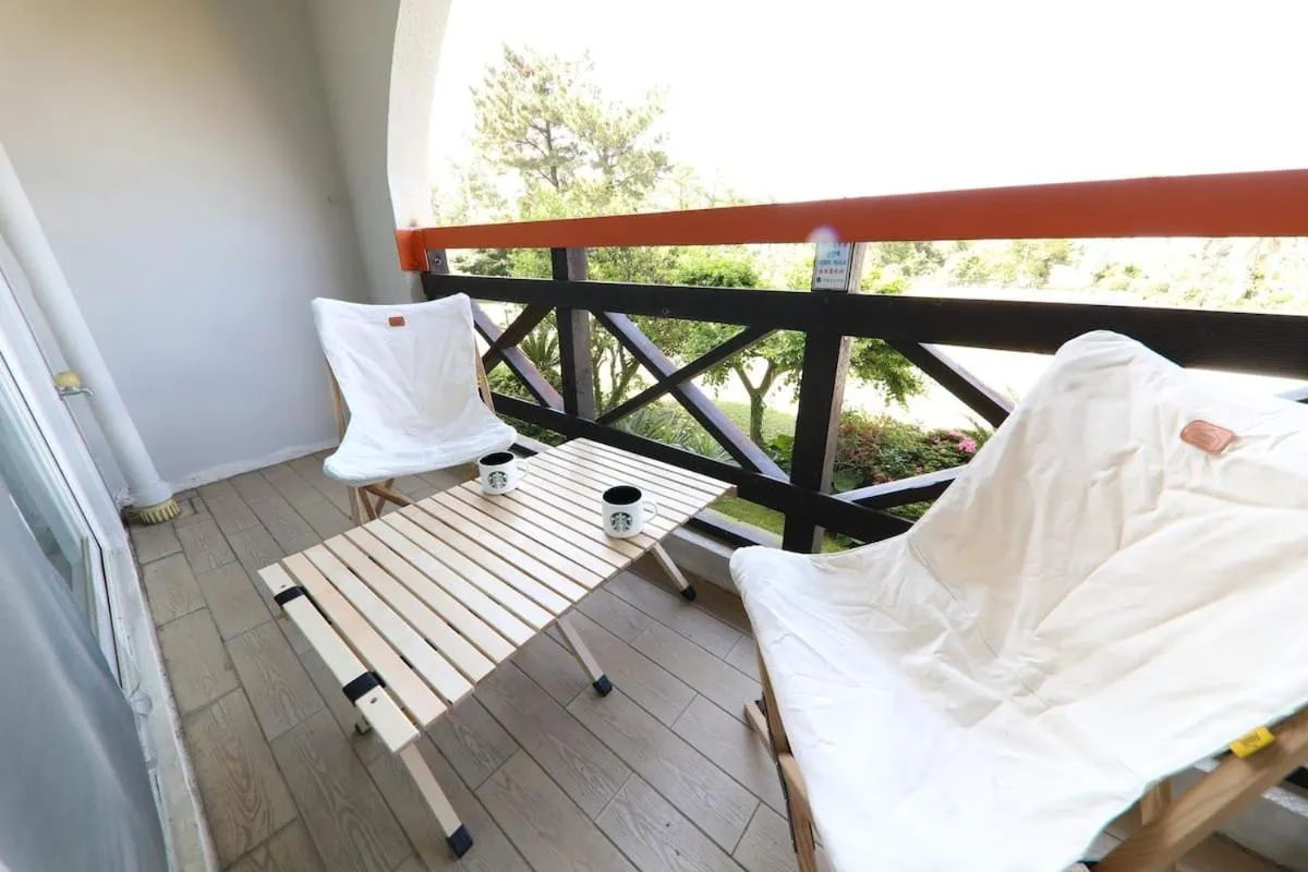 Balcony/Terrace in Benikea  The Jeju Resort