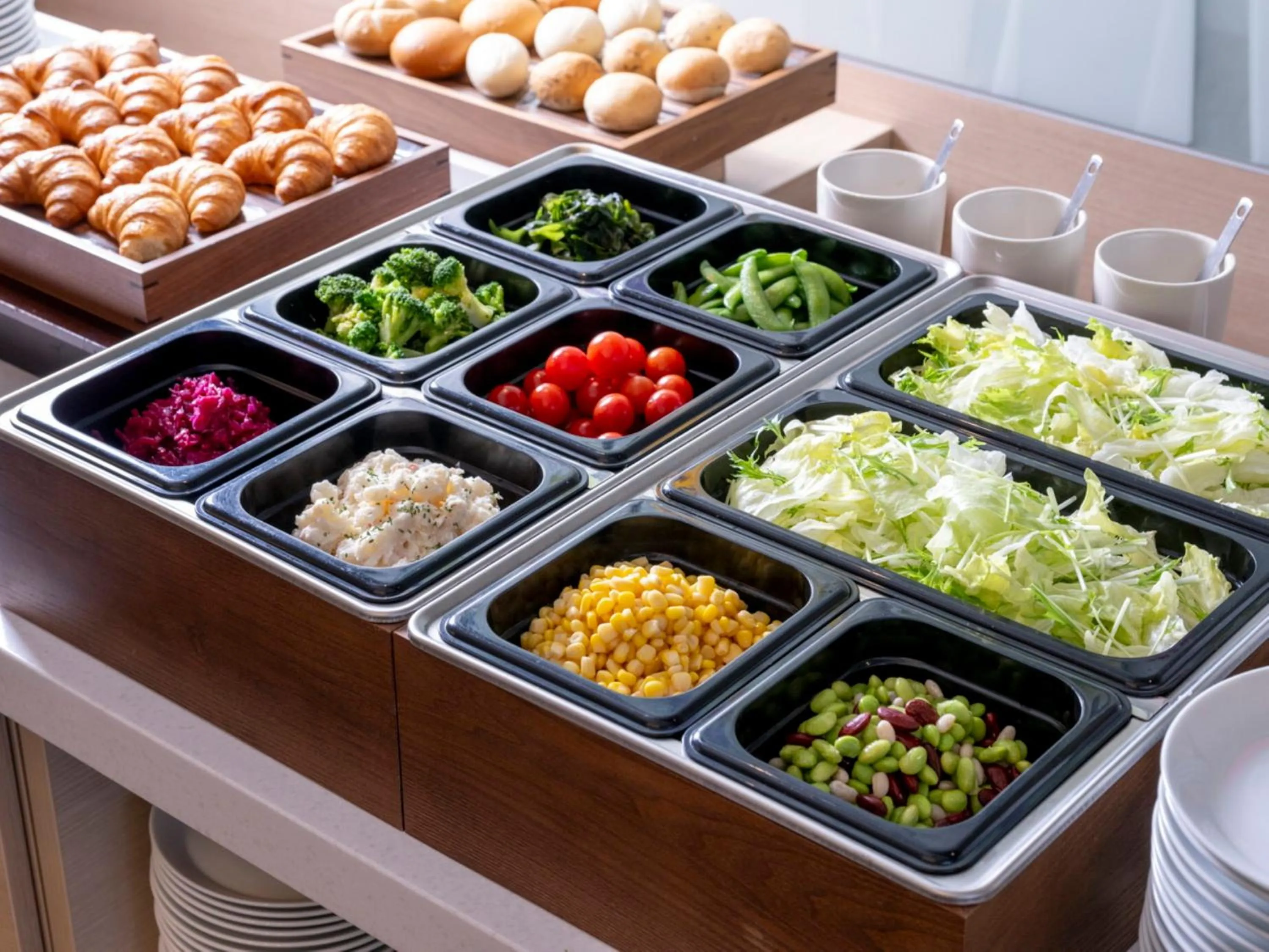 Buffet breakfast in Keio Presso Inn Akasaka