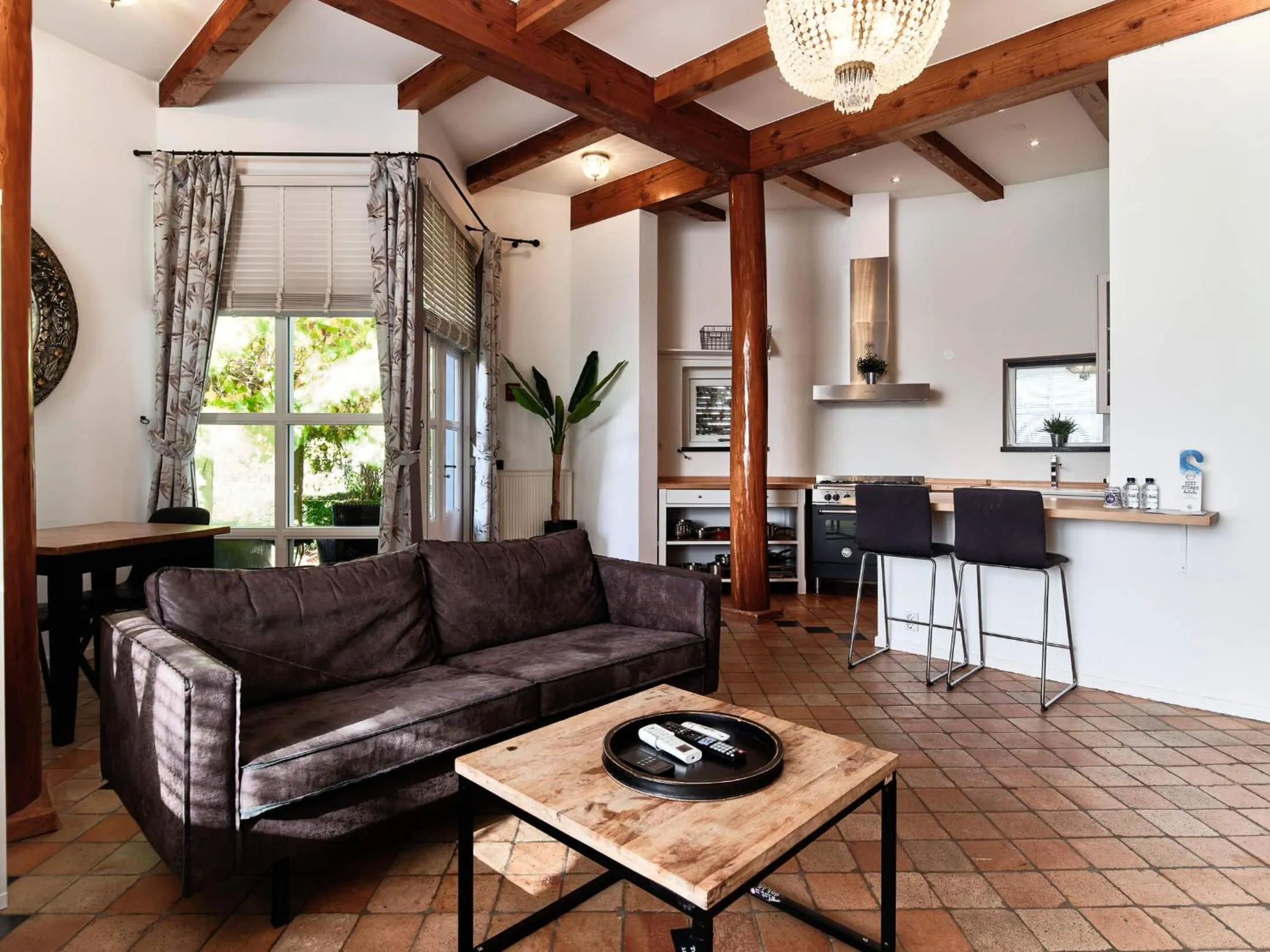 Seating area in Hajé Hotel Restaurant de Lepelaar