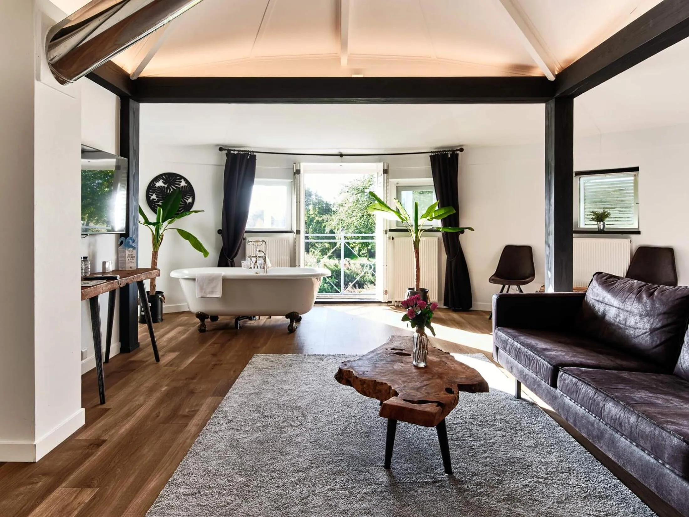 Seating area in Hajé Hotel Restaurant de Lepelaar