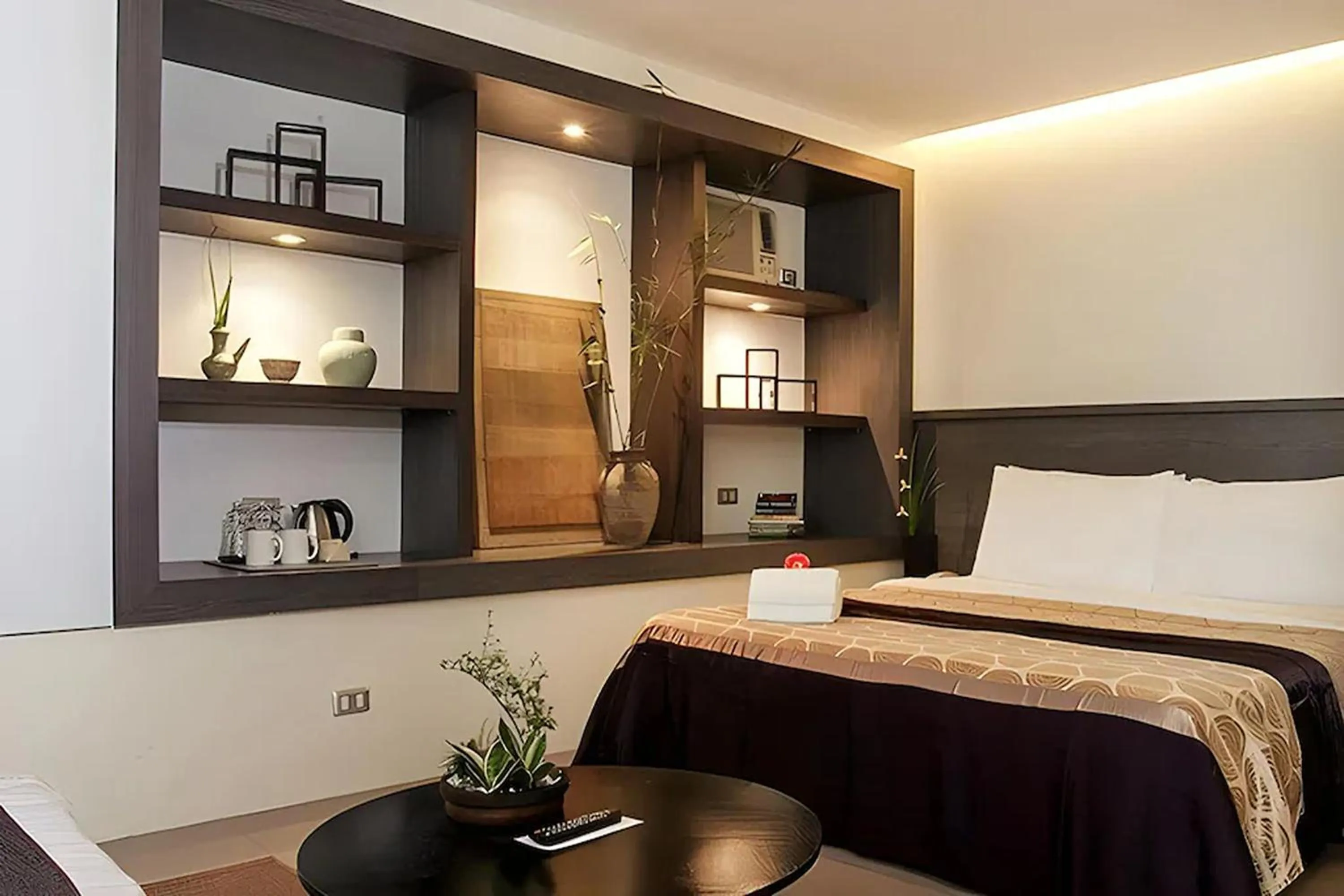 Bed in T House Tagaytay