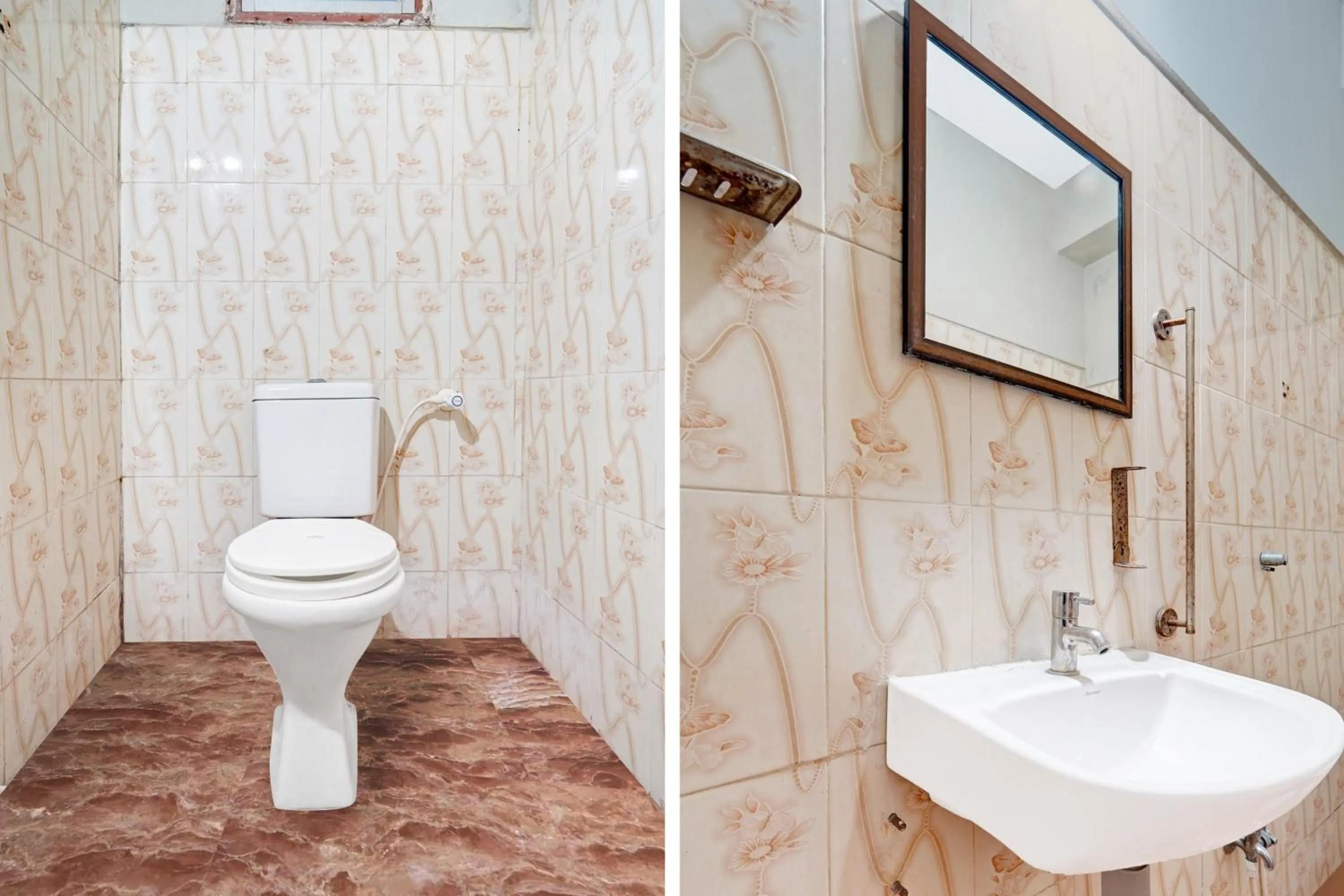 Bathroom in Hotel O Tiruppur Near Railway station