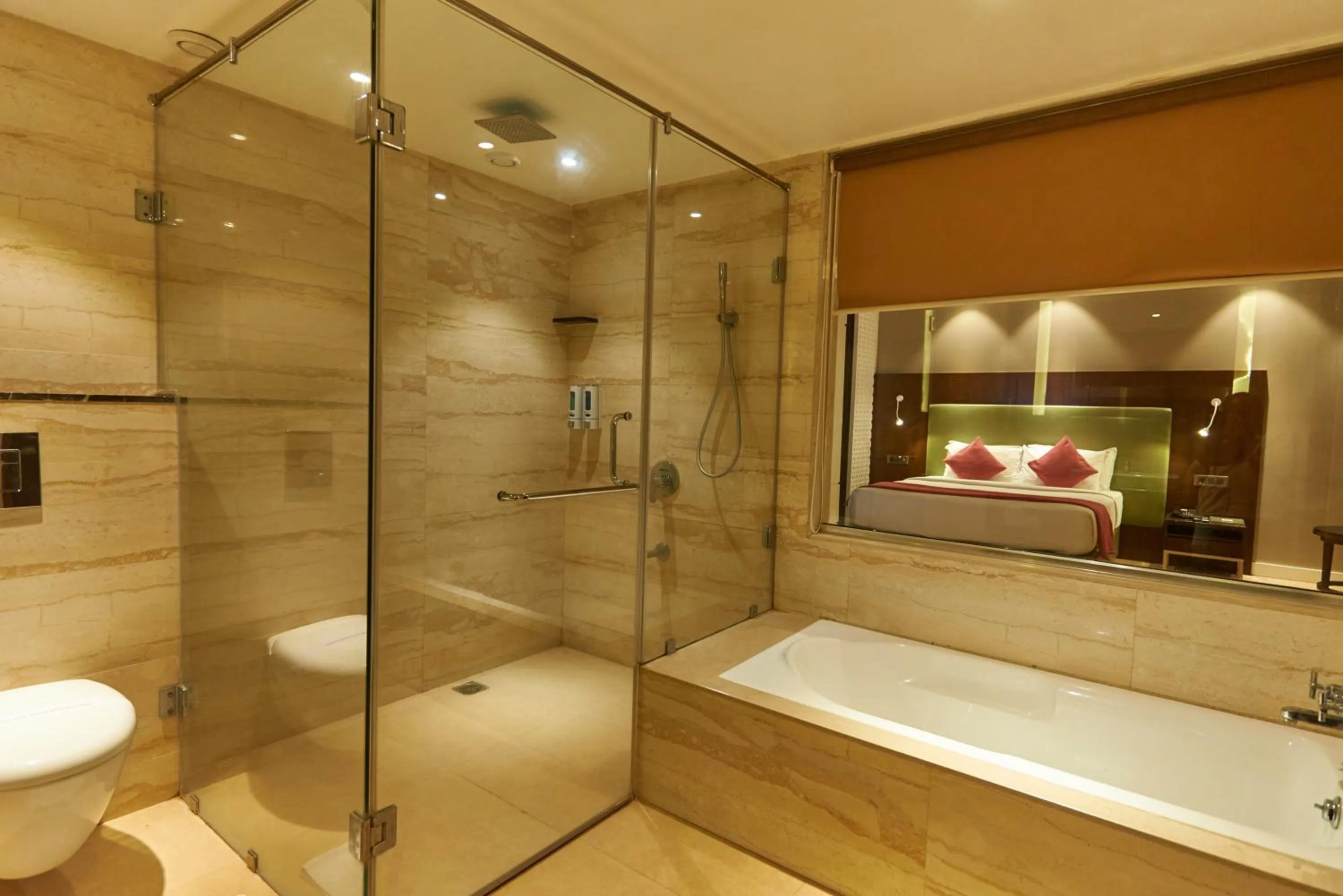 Shower in Tania President Inn