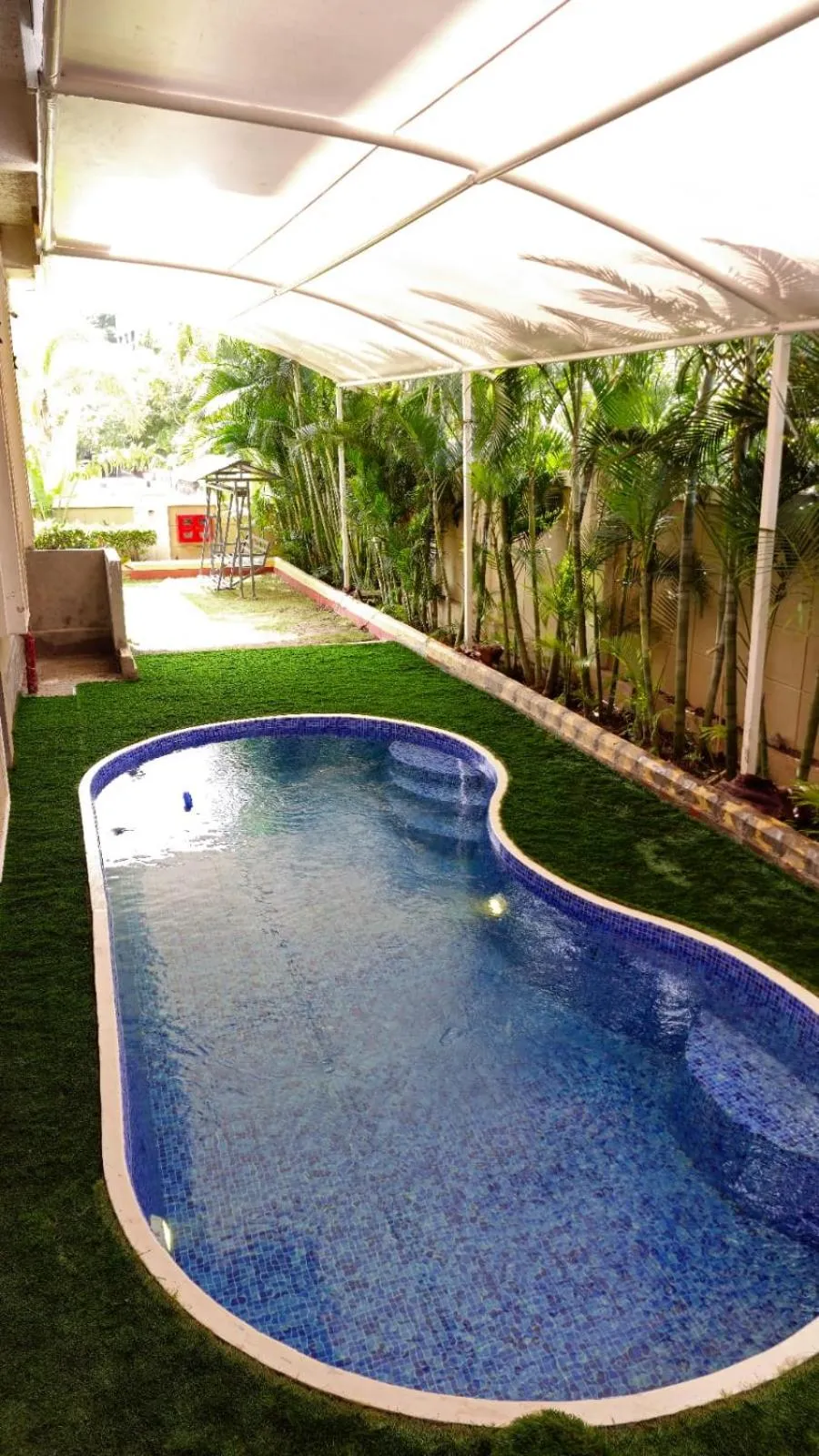 Swimming pool in Tania President Inn