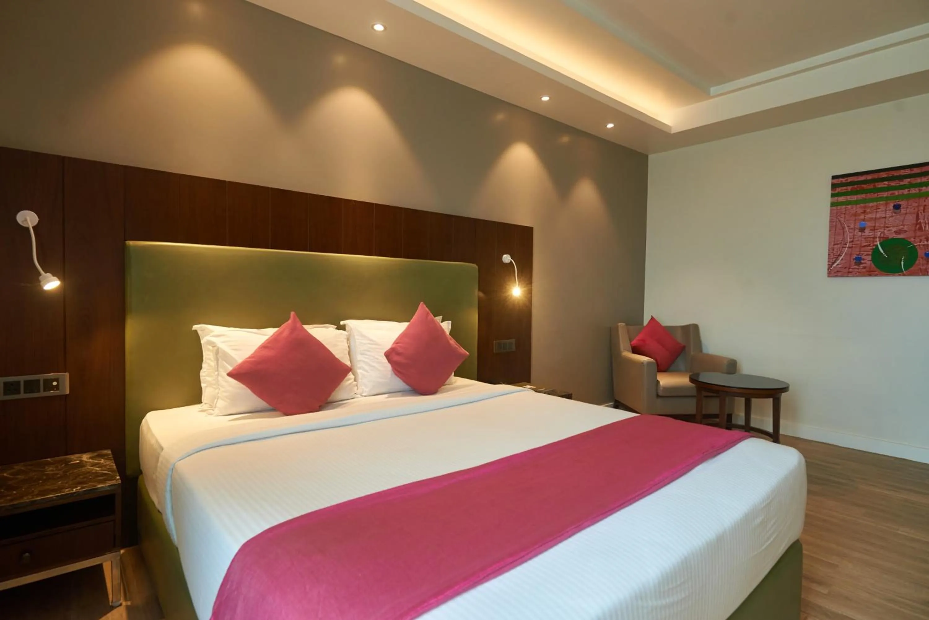 Bed in Tania President Inn