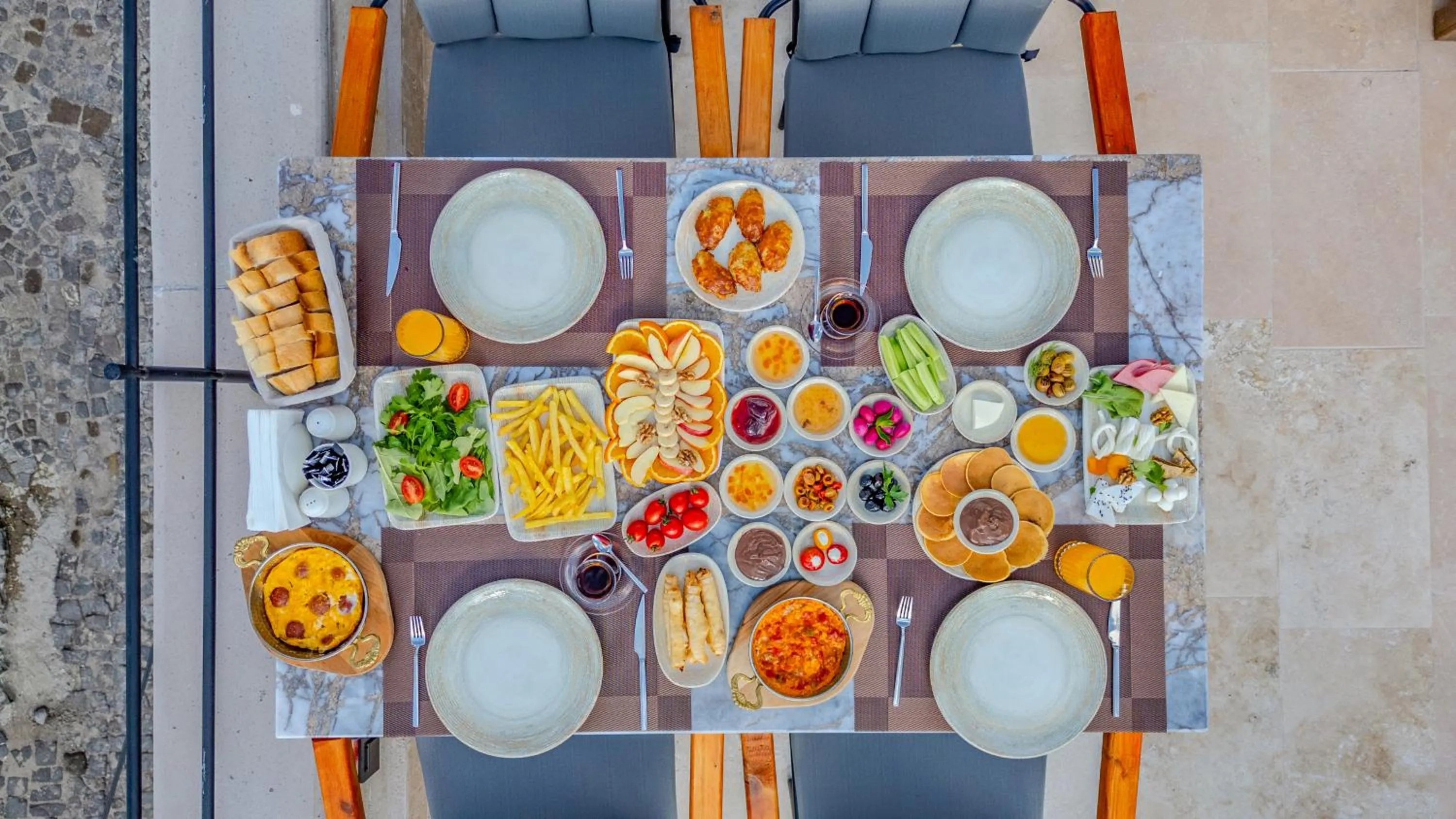 Breakfast in Castellum Cave Cappadocia