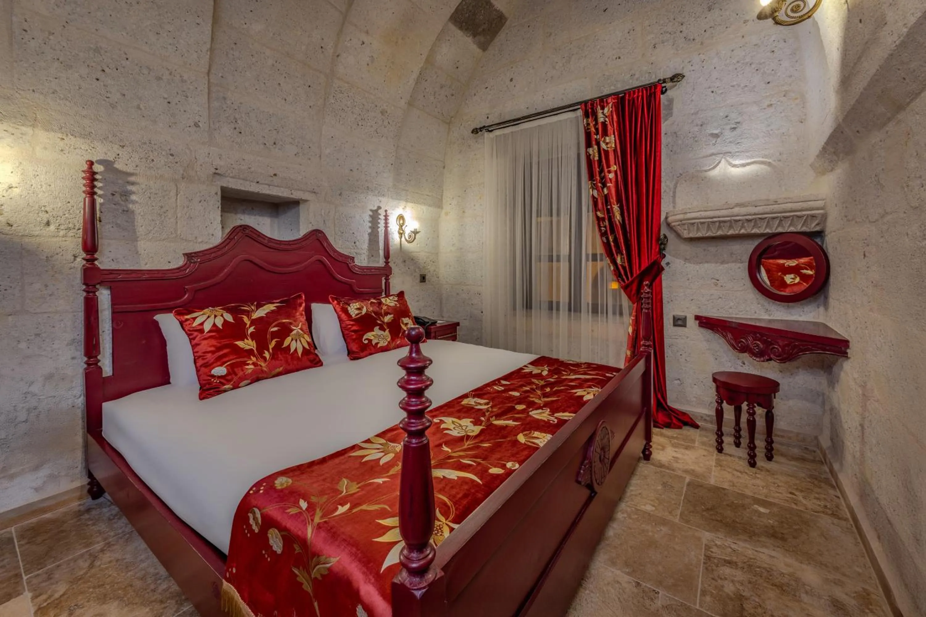 Bedroom, Bed in Castellum Cave Cappadocia