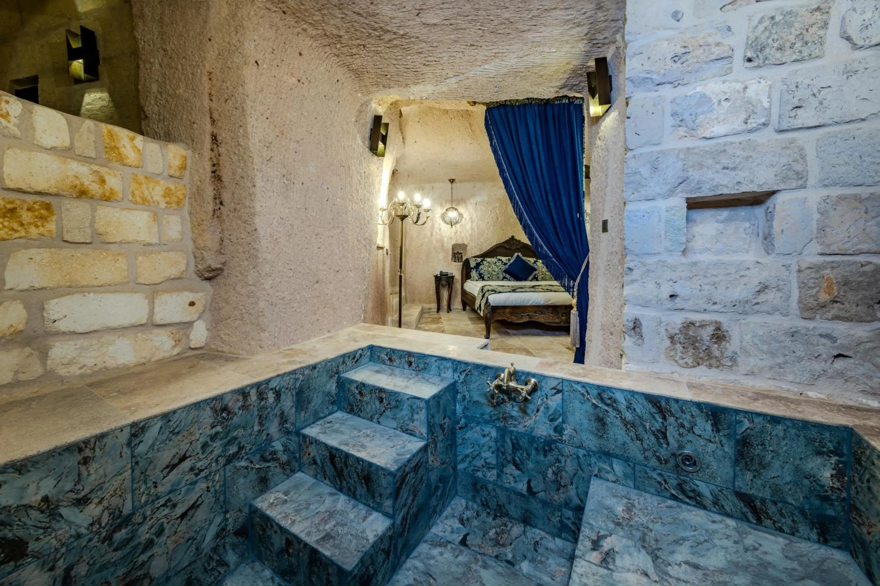 Swimming pool in Castellum Cave Cappadocia