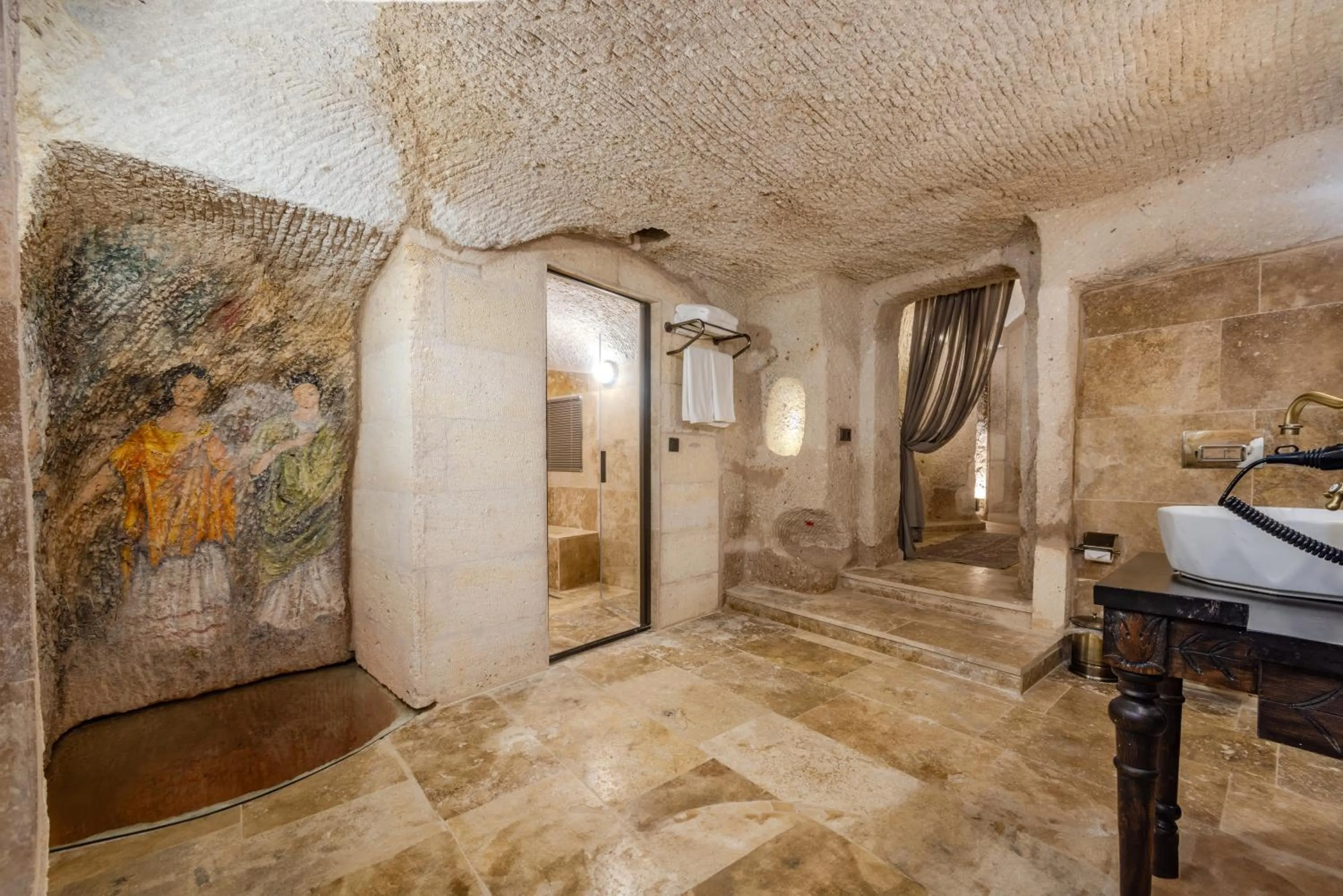 Bathroom in Castellum Cave Cappadocia