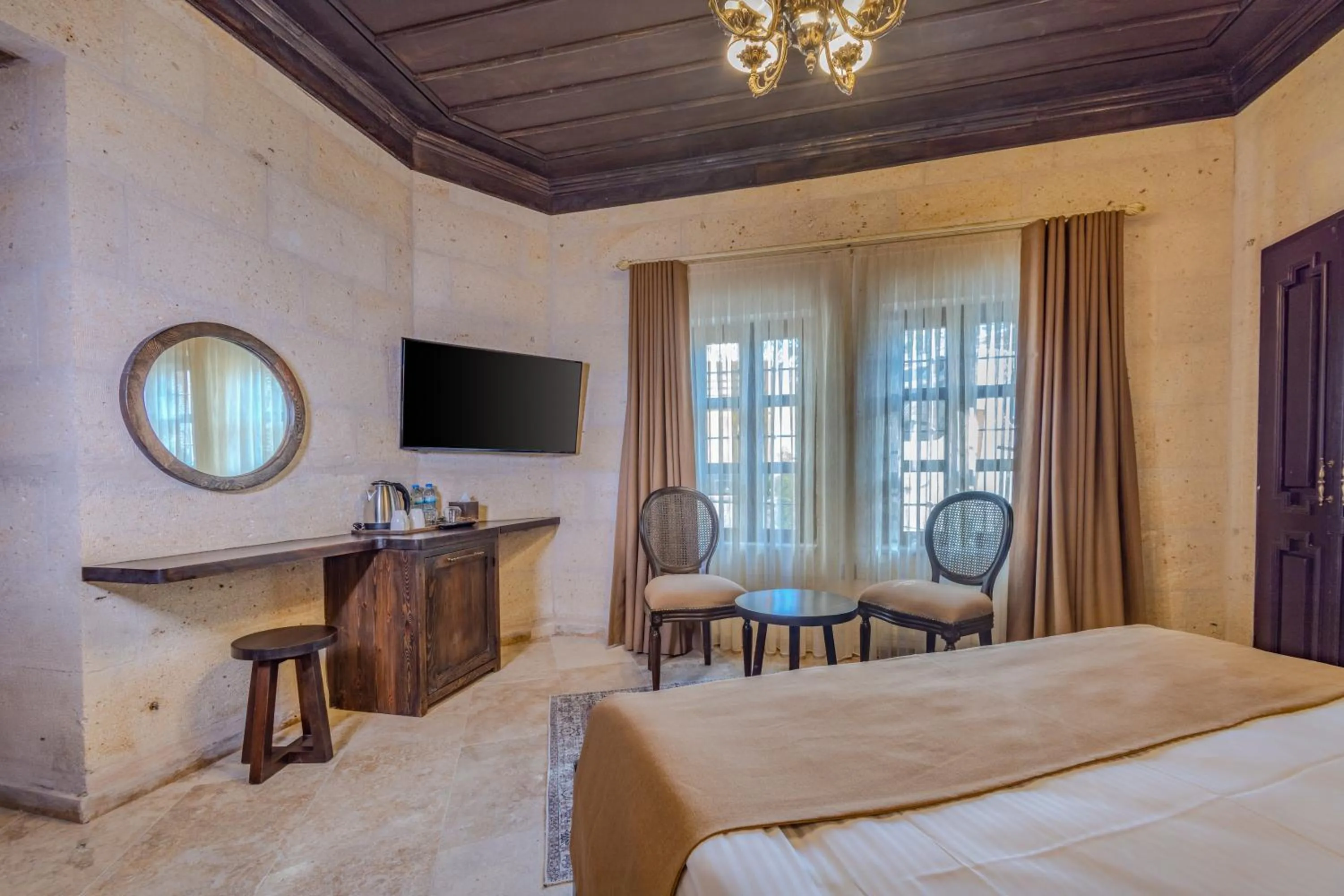 Bedroom, Bed in Castellum Cave Cappadocia