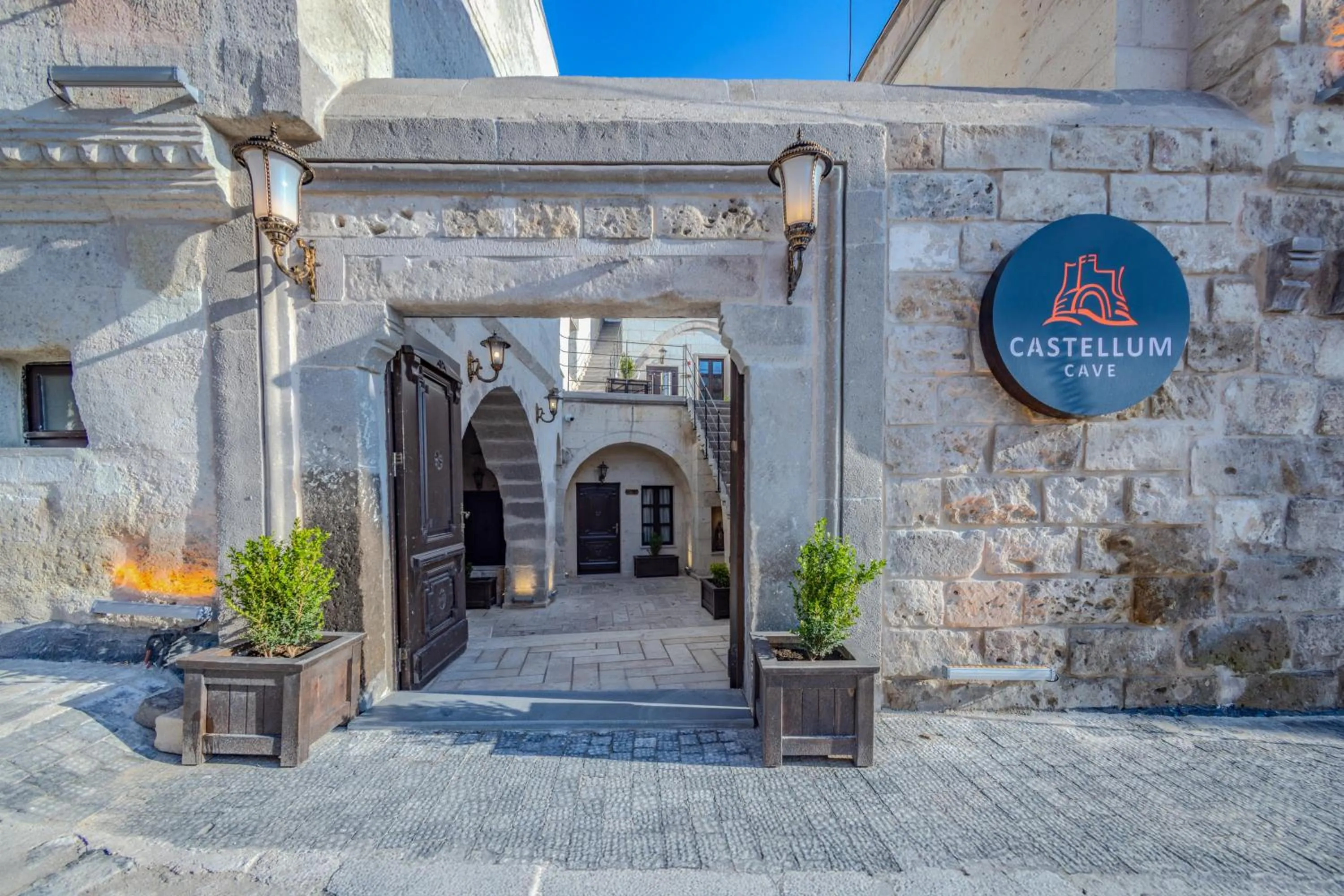 Facade/entrance in Castellum Cave Cappadocia