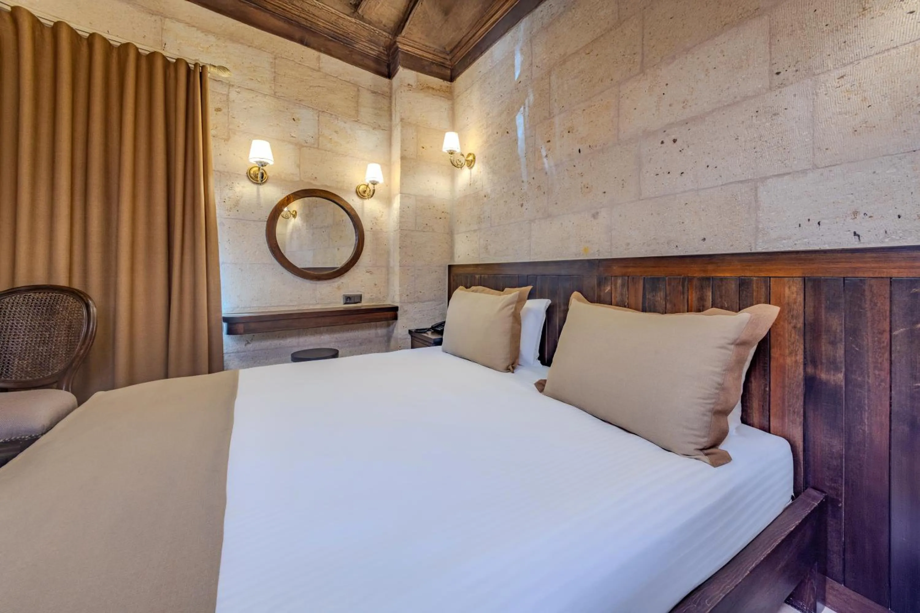 Bed in Castellum Cave Cappadocia