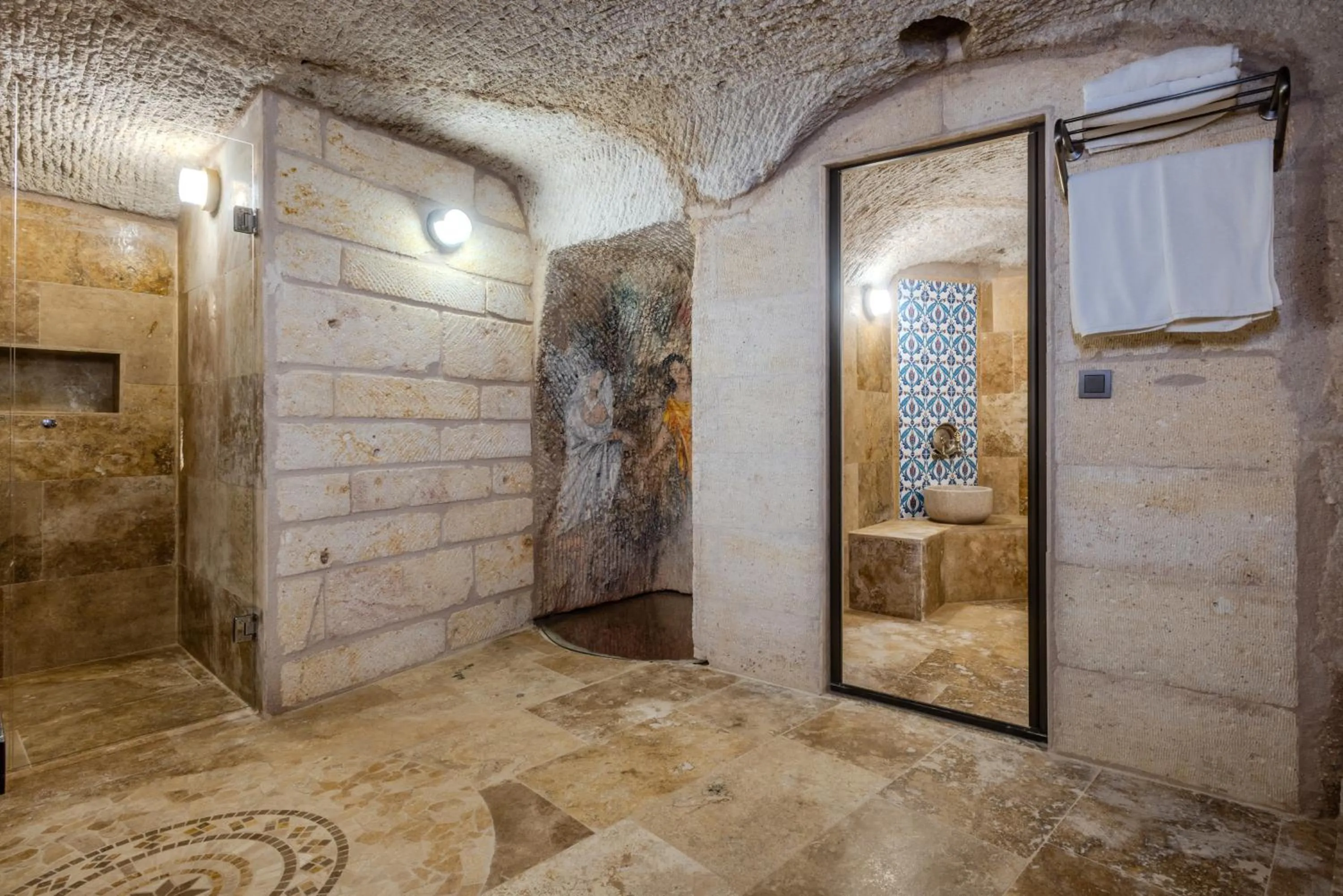 Bathroom in Castellum Cave Cappadocia