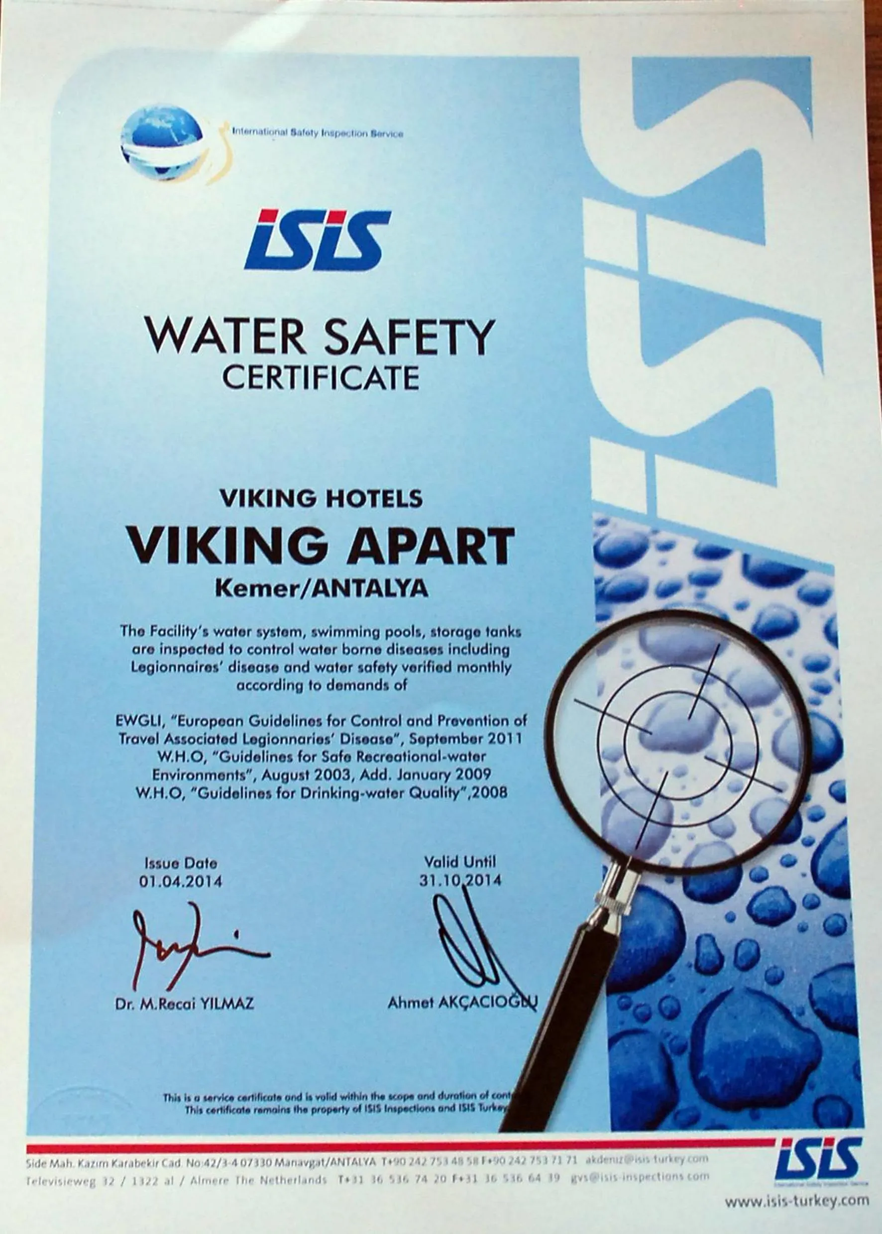 Swimming pool in Viking Express Hotel