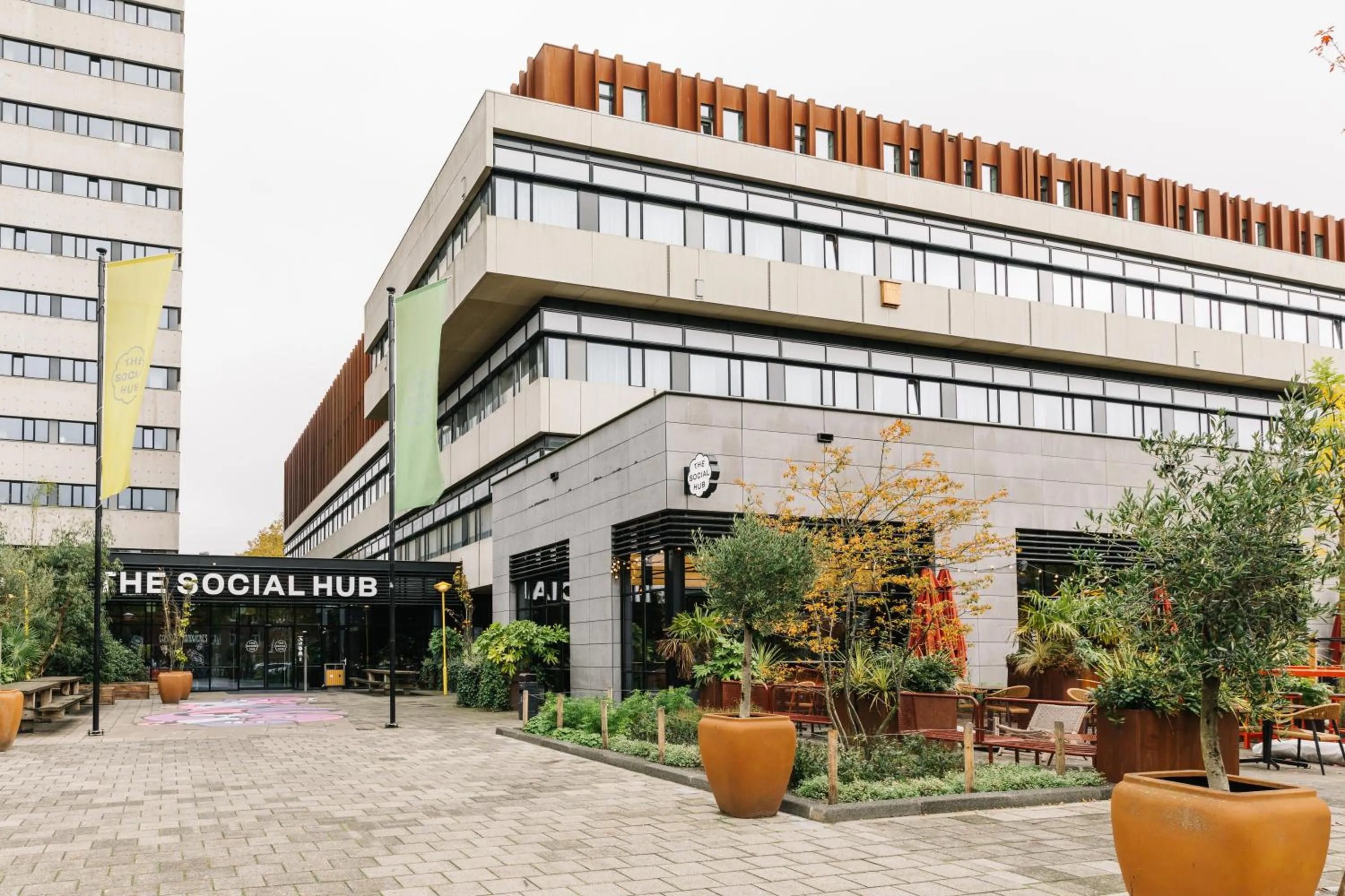 Property building in The Social Hub Amsterdam City