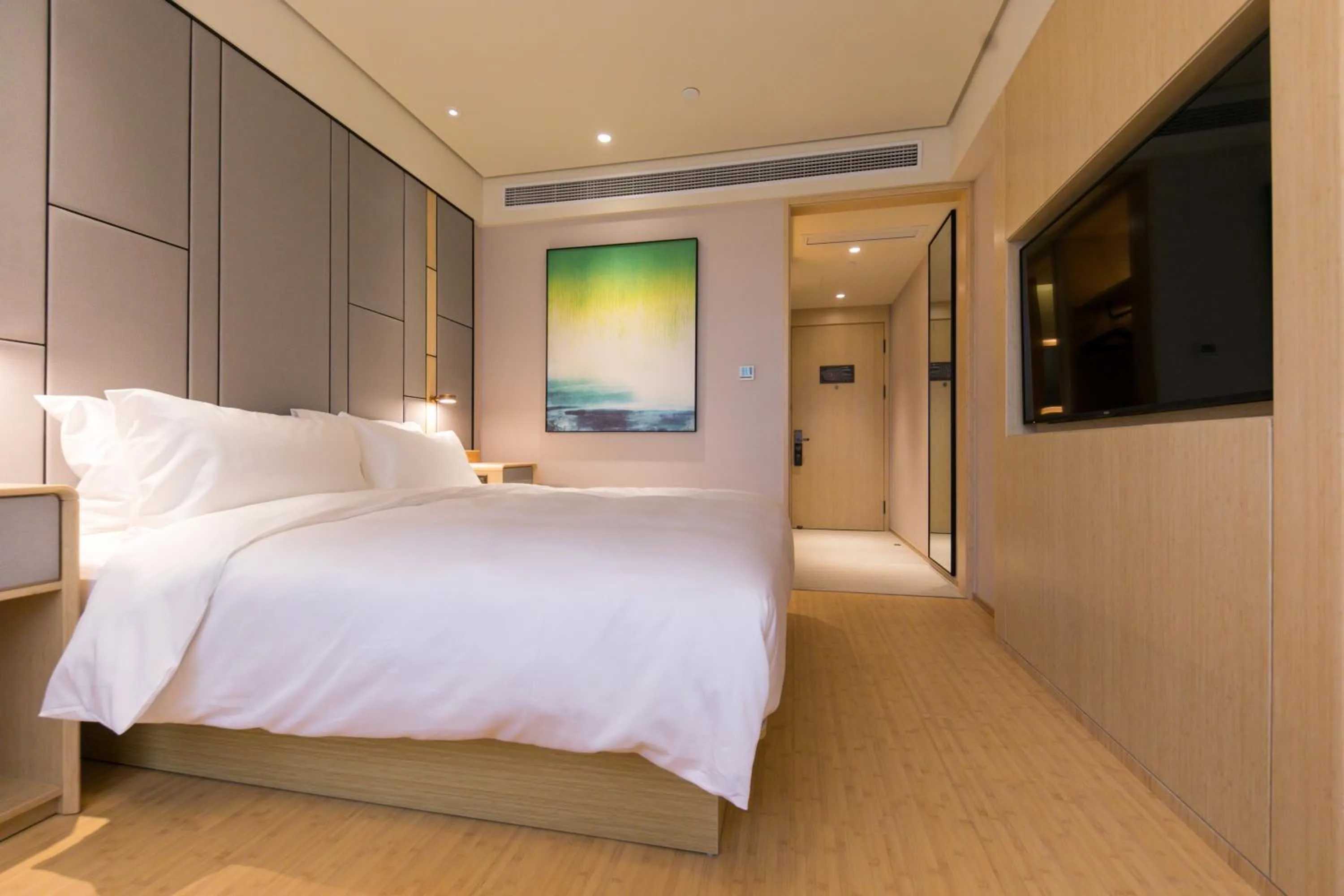 Bed in JI Hotel Shanghai Zhangjiang Jinke Road