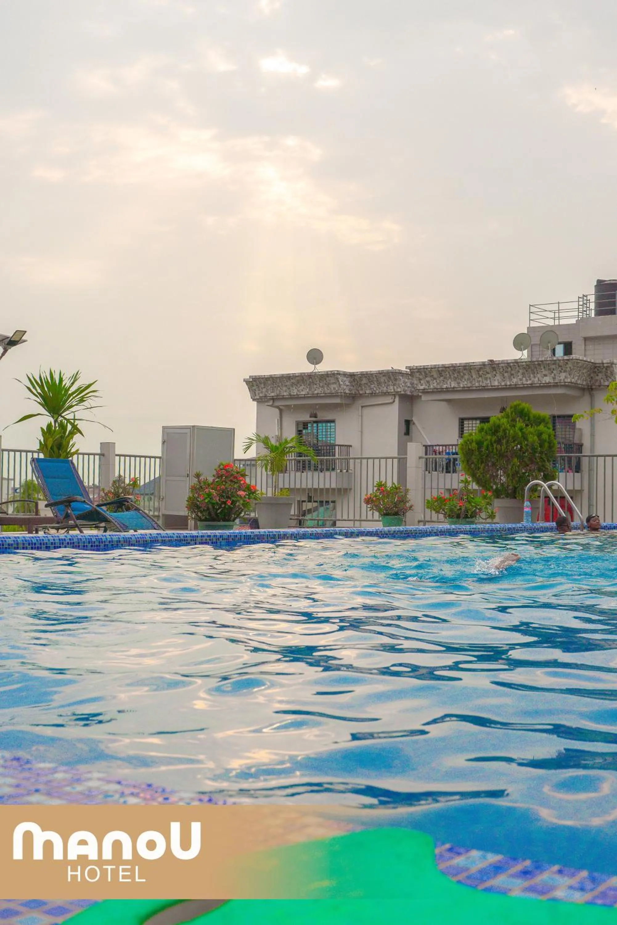 Swimming pool in MANOU HOTEL