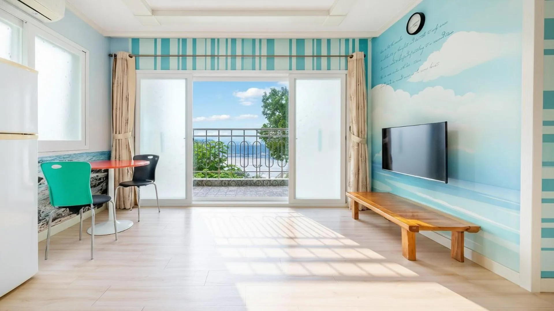 Property building in Tongyoung Blue House Spa Pension