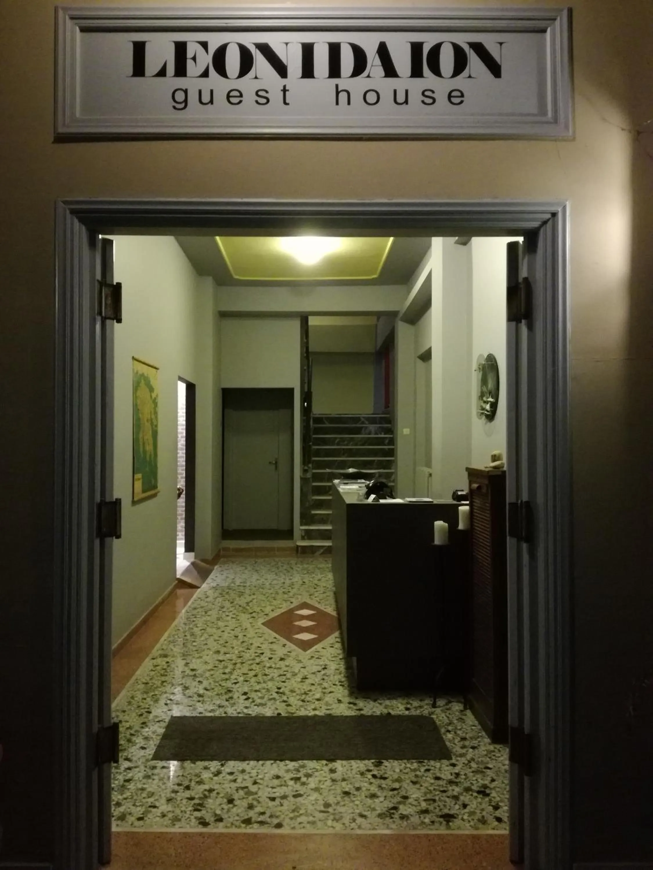 Facade/entrance in Leonidaion Guesthouse