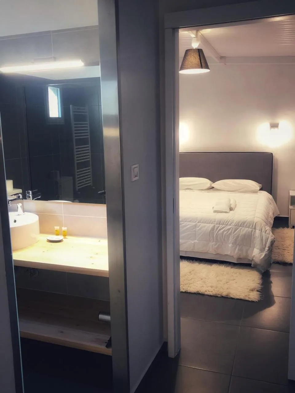 Bed in Leonidaion Guesthouse