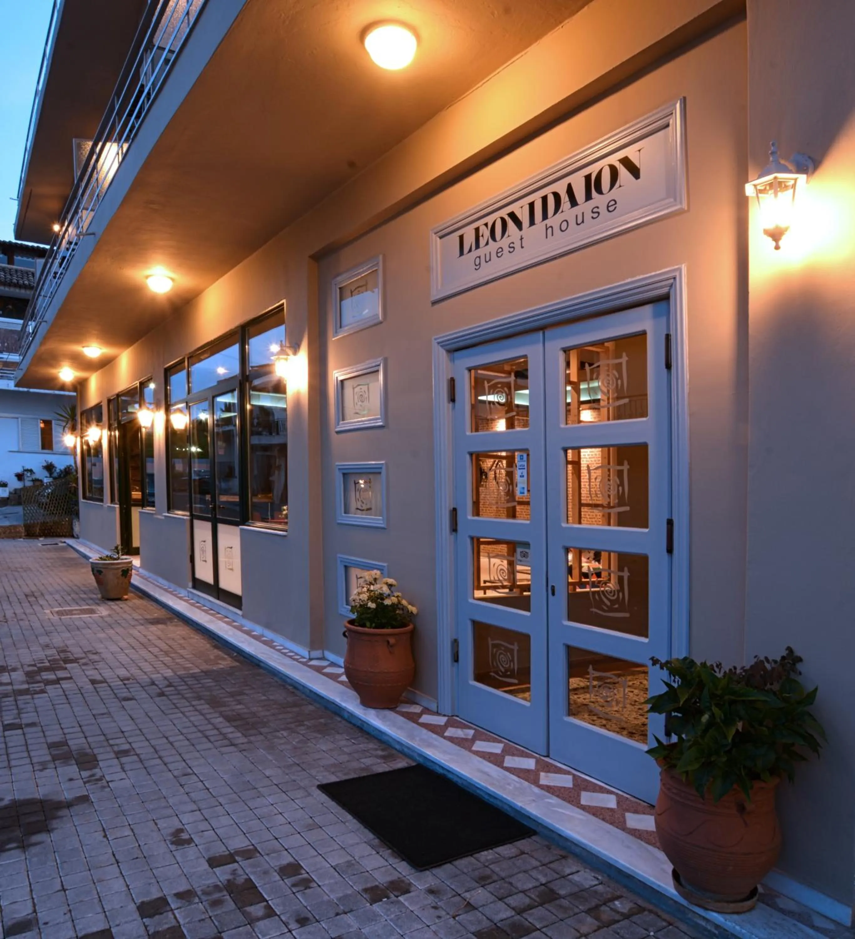 Facade/entrance in Leonidaion Guesthouse