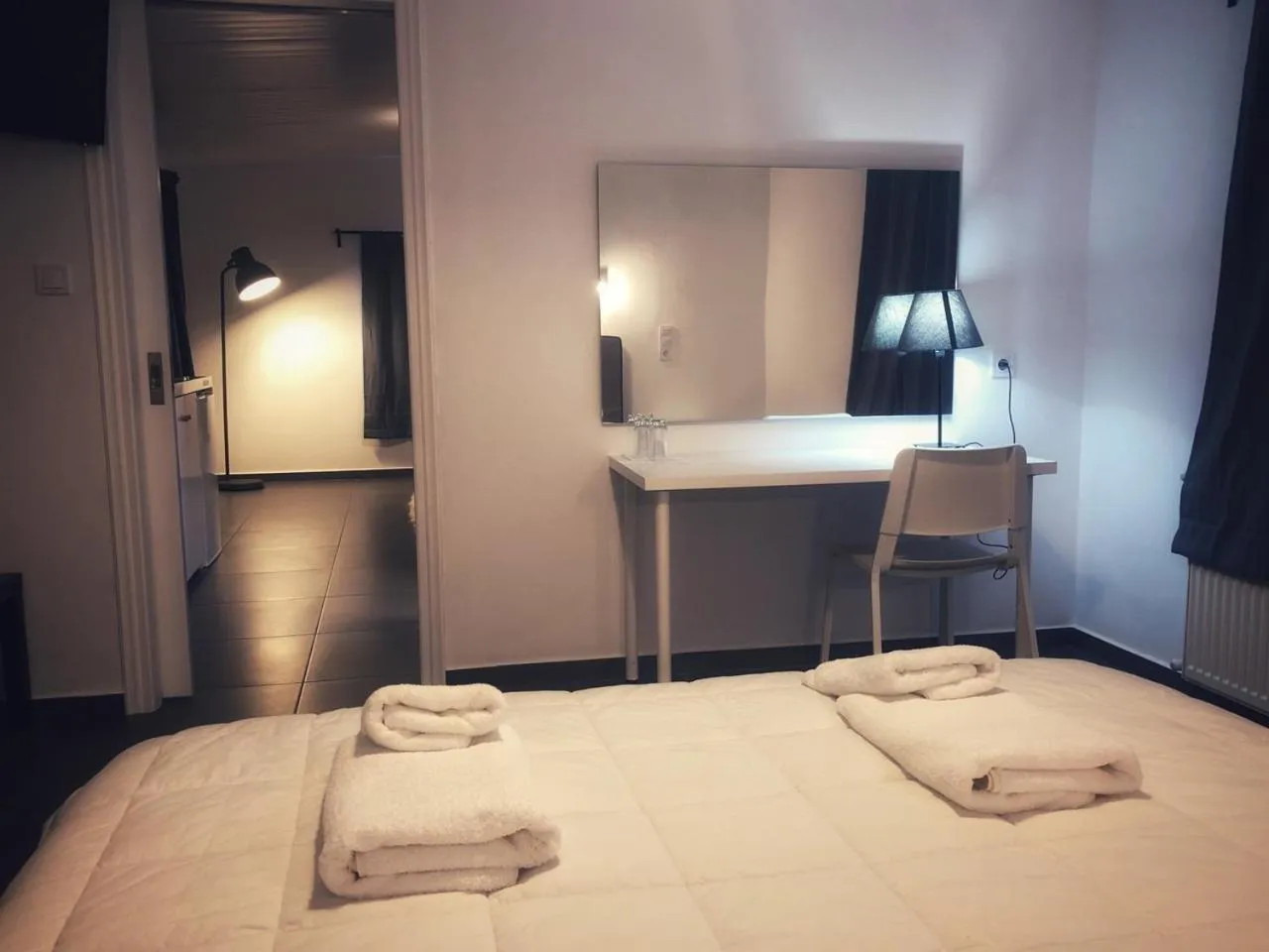 Bed in Leonidaion Guesthouse