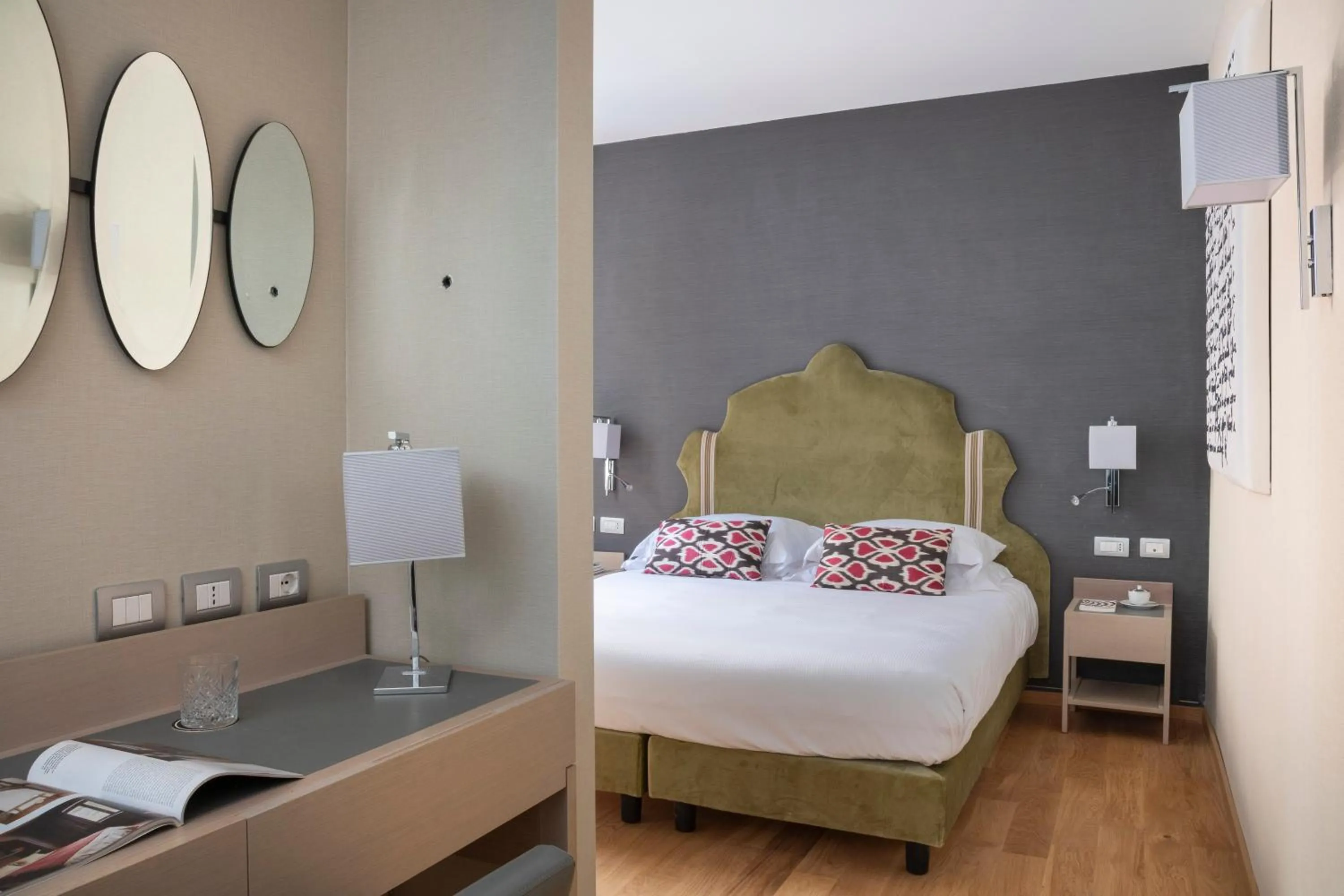 Bed in HOTEL ADRIANO Rooftop