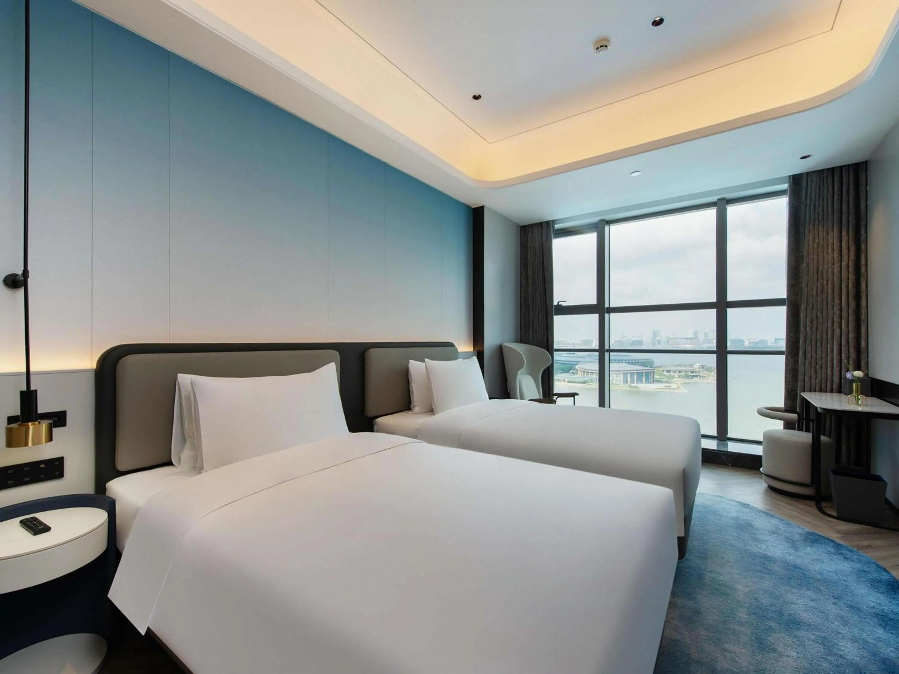Bedroom, Bed in Novotel Shanghai Lingang