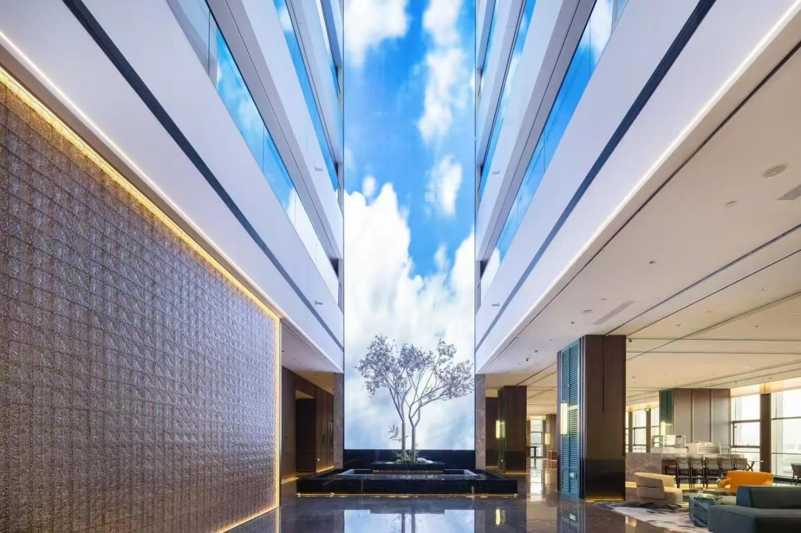 Lobby or reception in Novotel Shanghai Lingang