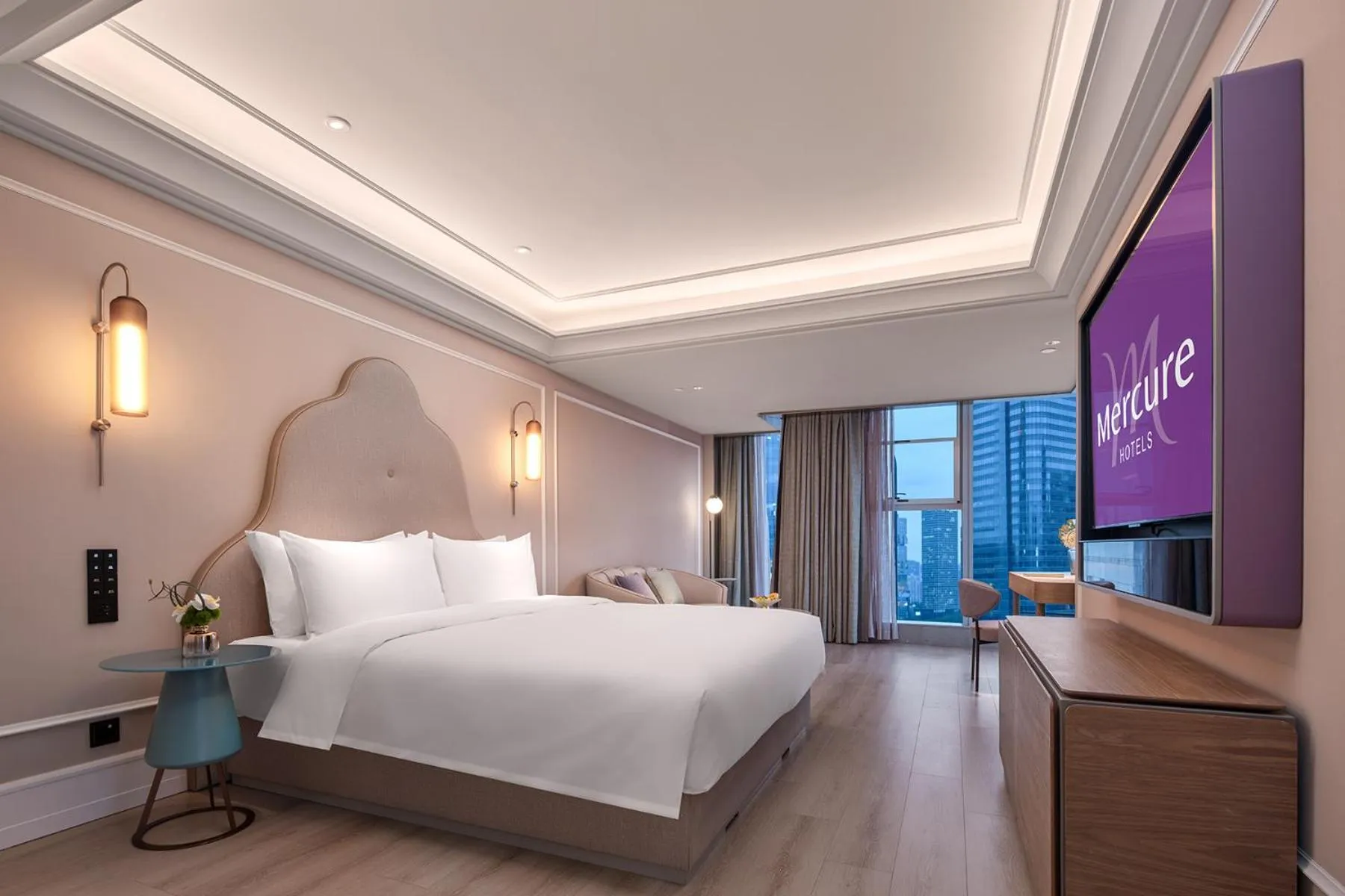Photo of the whole room, Bed in Mercure Hefei City Hall Square